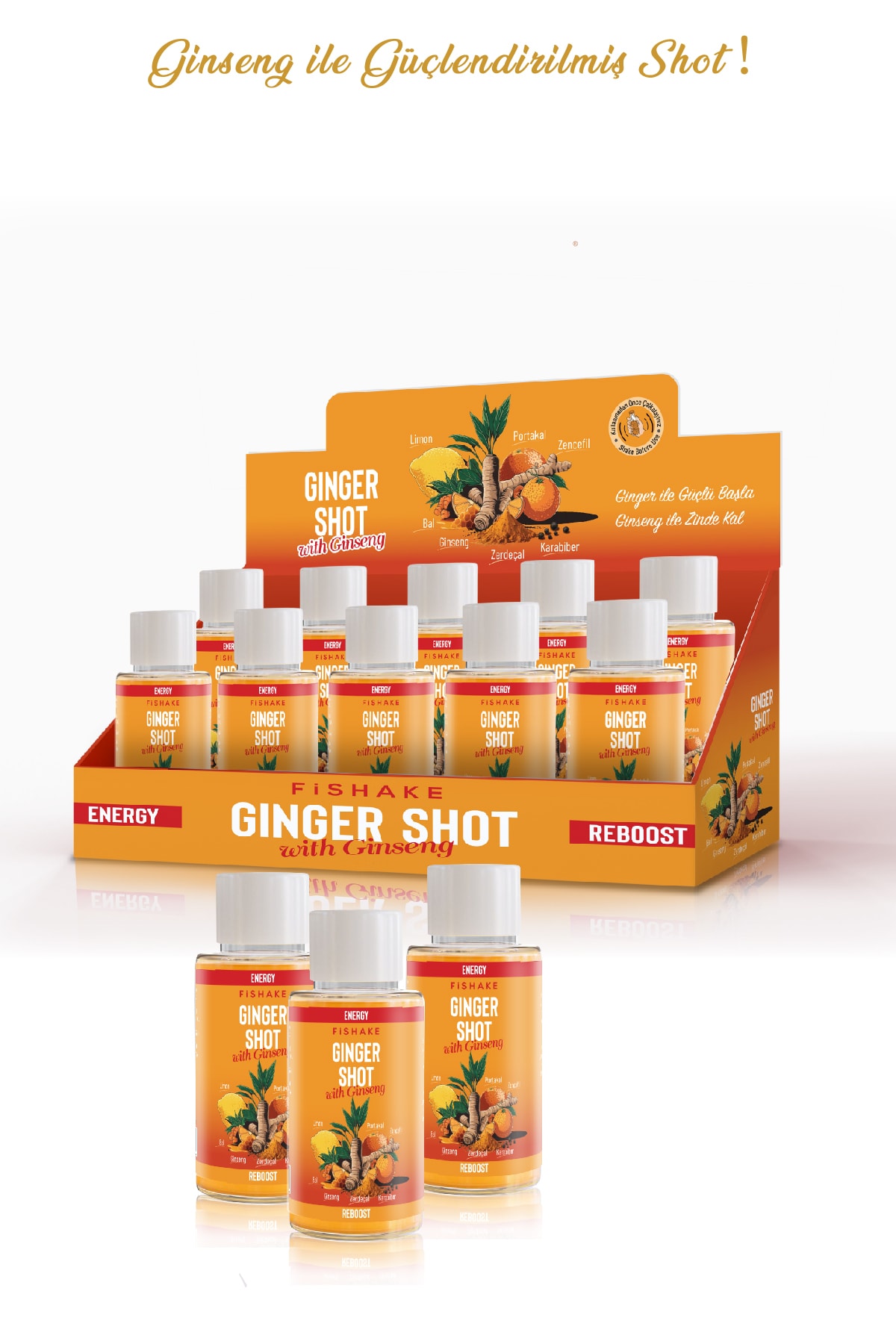 Ginger - Ginseng Shot / Zencefil Shot ( 10 x 50 ML )
