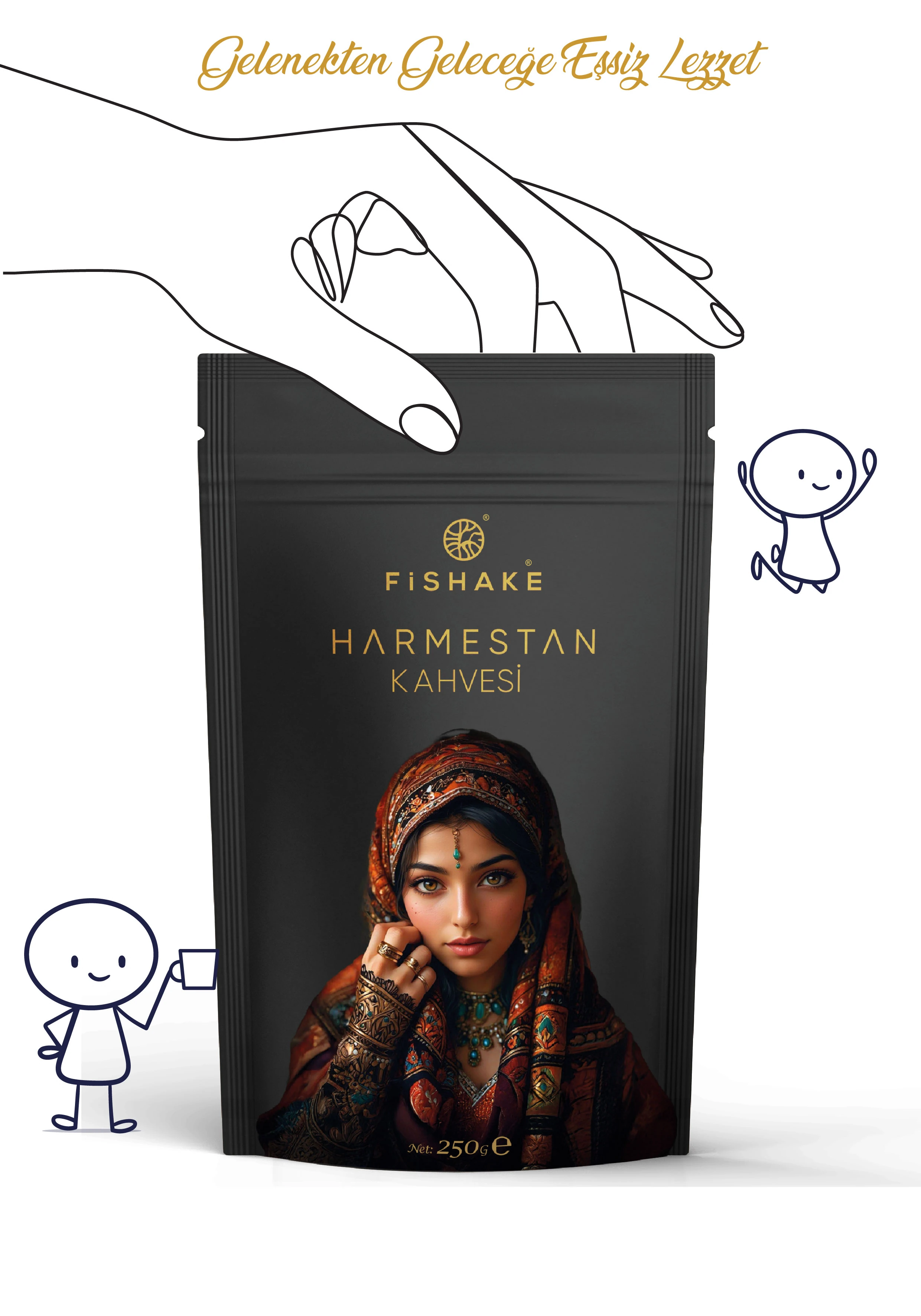 Harmestan Kahvesi Dibek , Menengiç, Osmanlı Ve Çikolata Valsi Eşsiz Özel Harman 250 gr