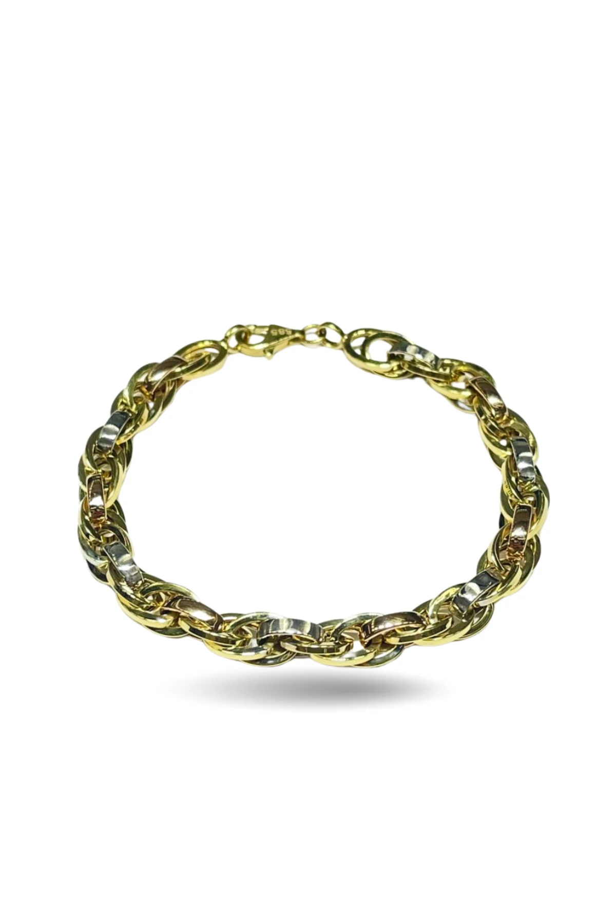 Hallow model 14 ayar altın bileklik