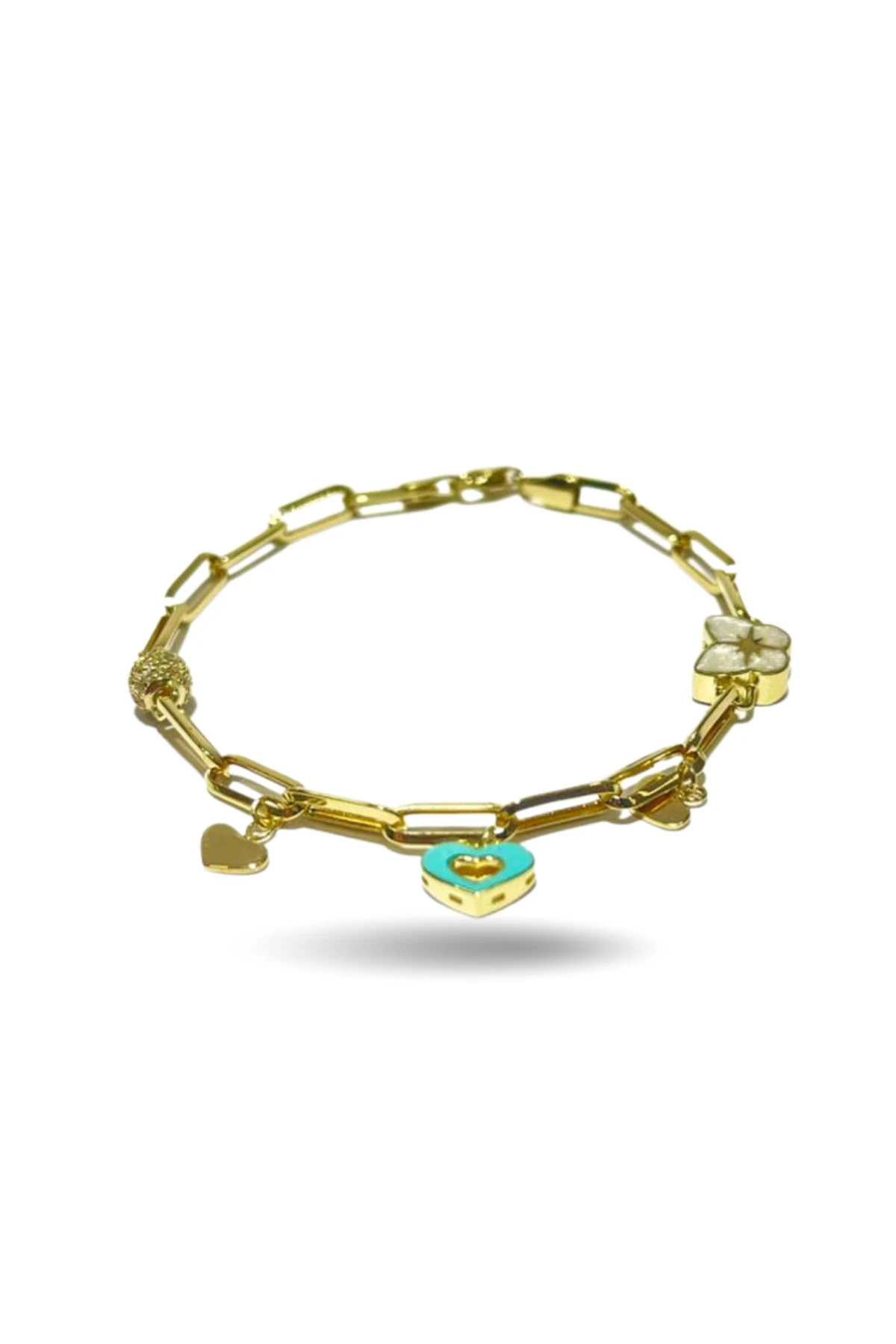 Butterfly modeli 14 ayar gold altın bileklik