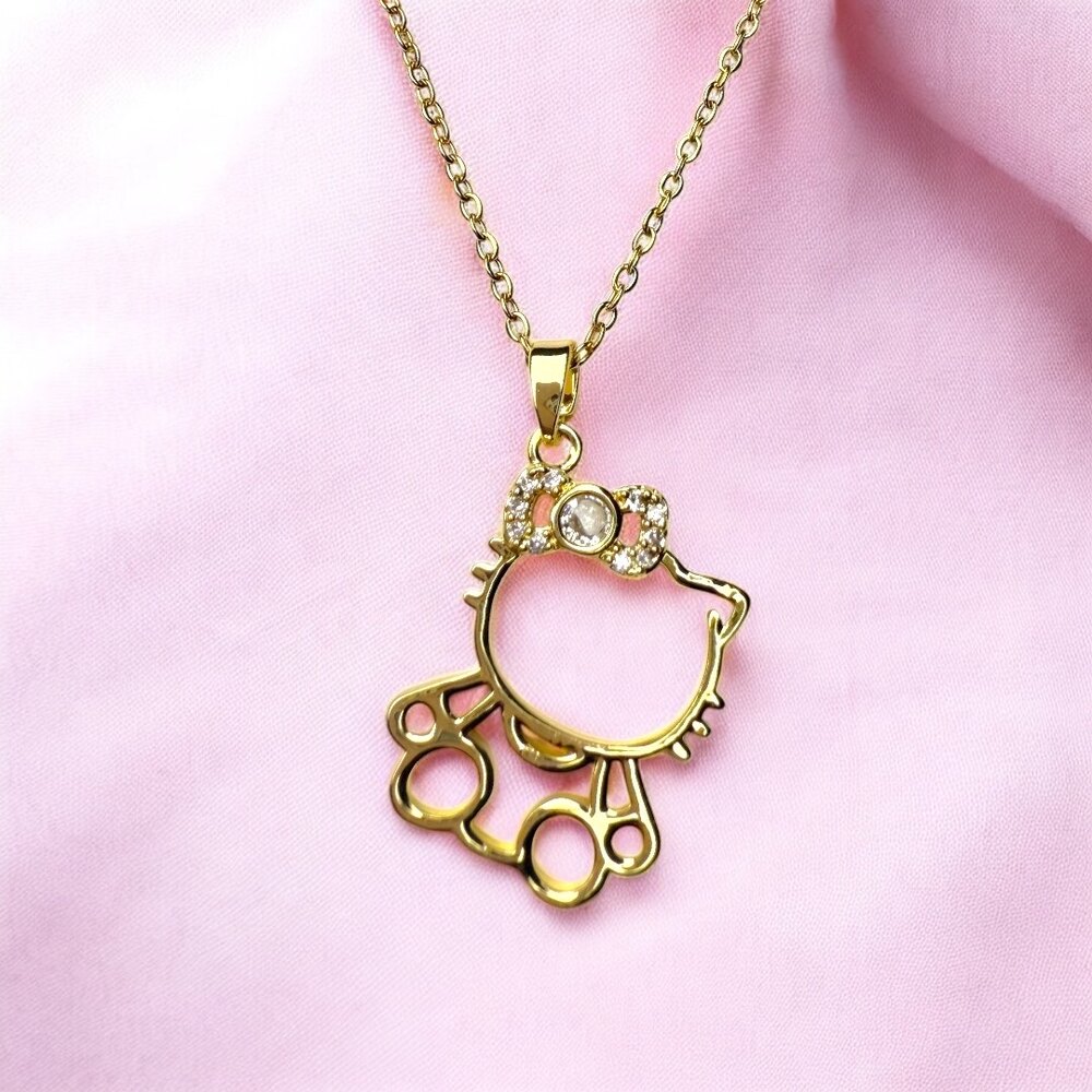 Çelik | Hello Kitty Kolye
