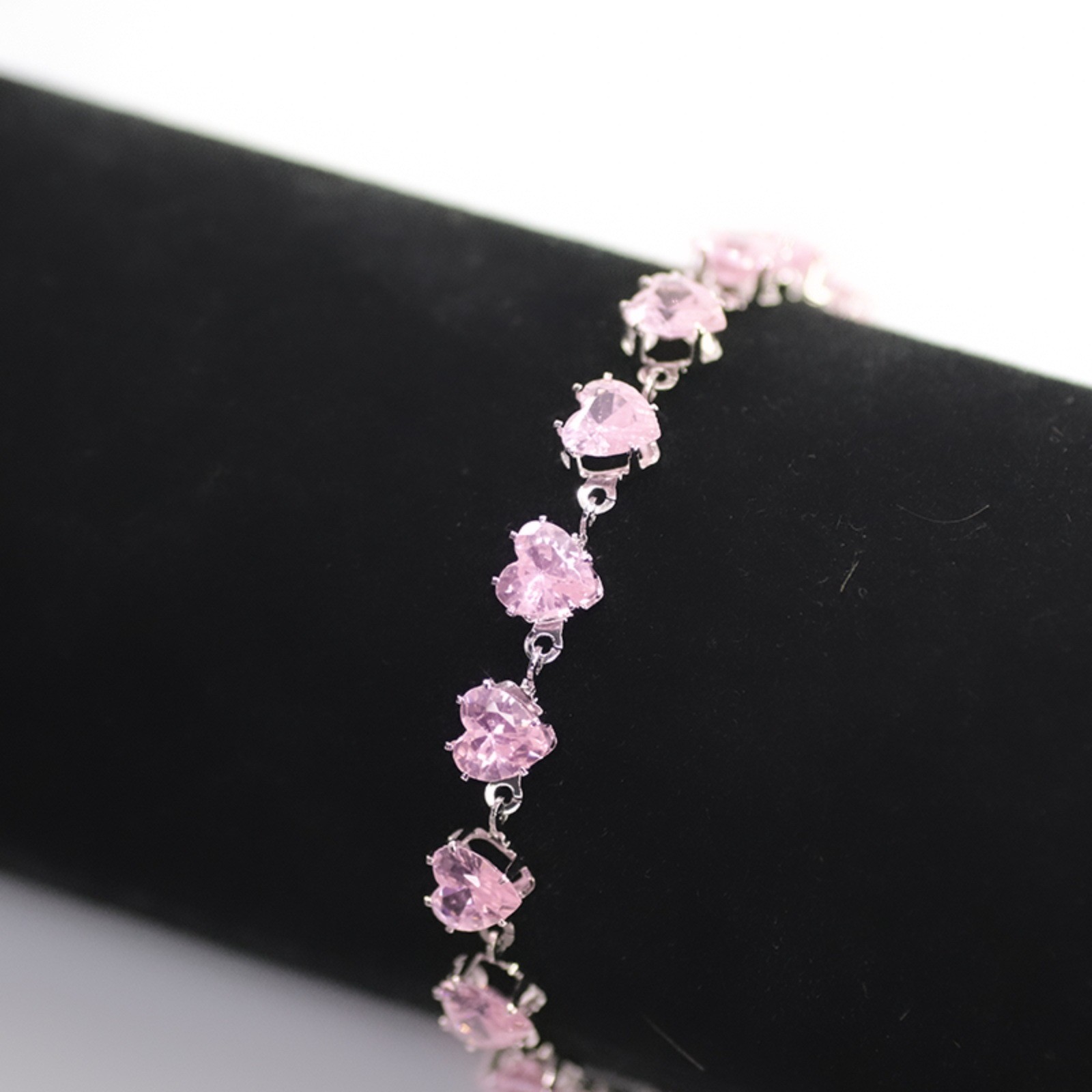 Pink Heart Bileklik