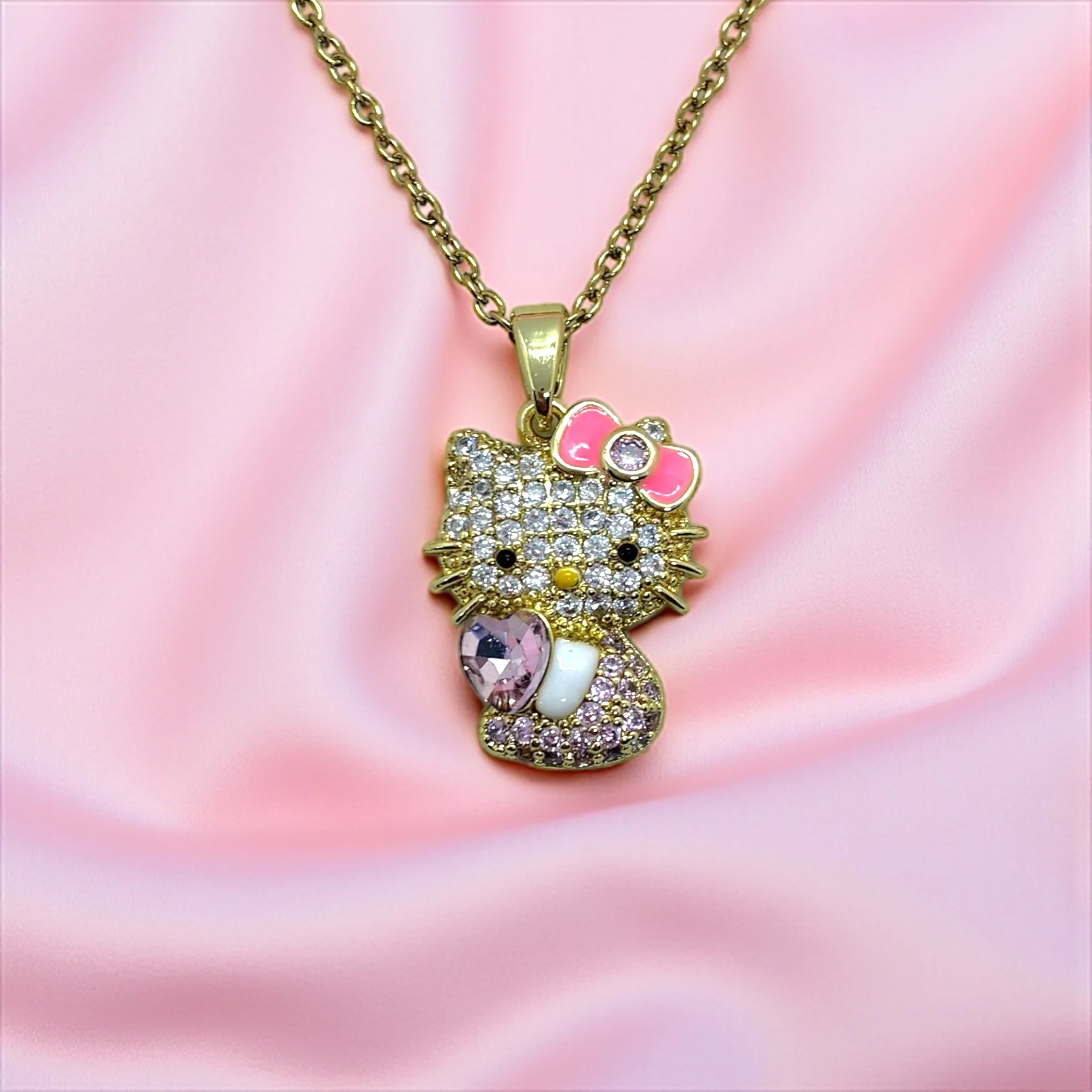 Çelik | Hello Kitty Kolye