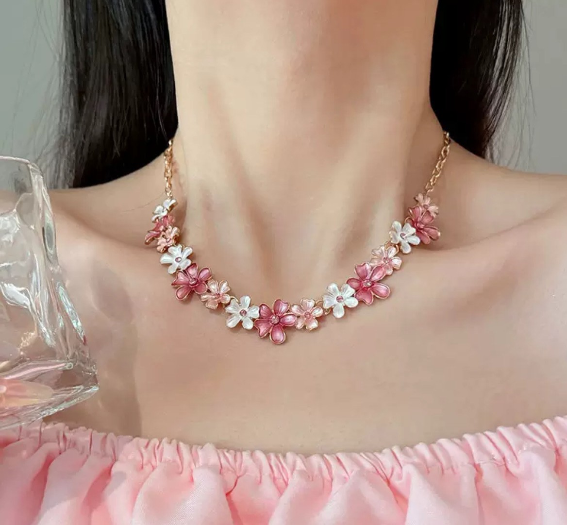 Pink Blossom Kolye