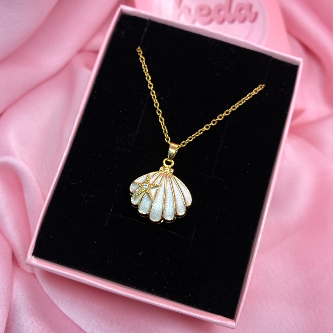 Çelik | Oyster Open Locket Kolye