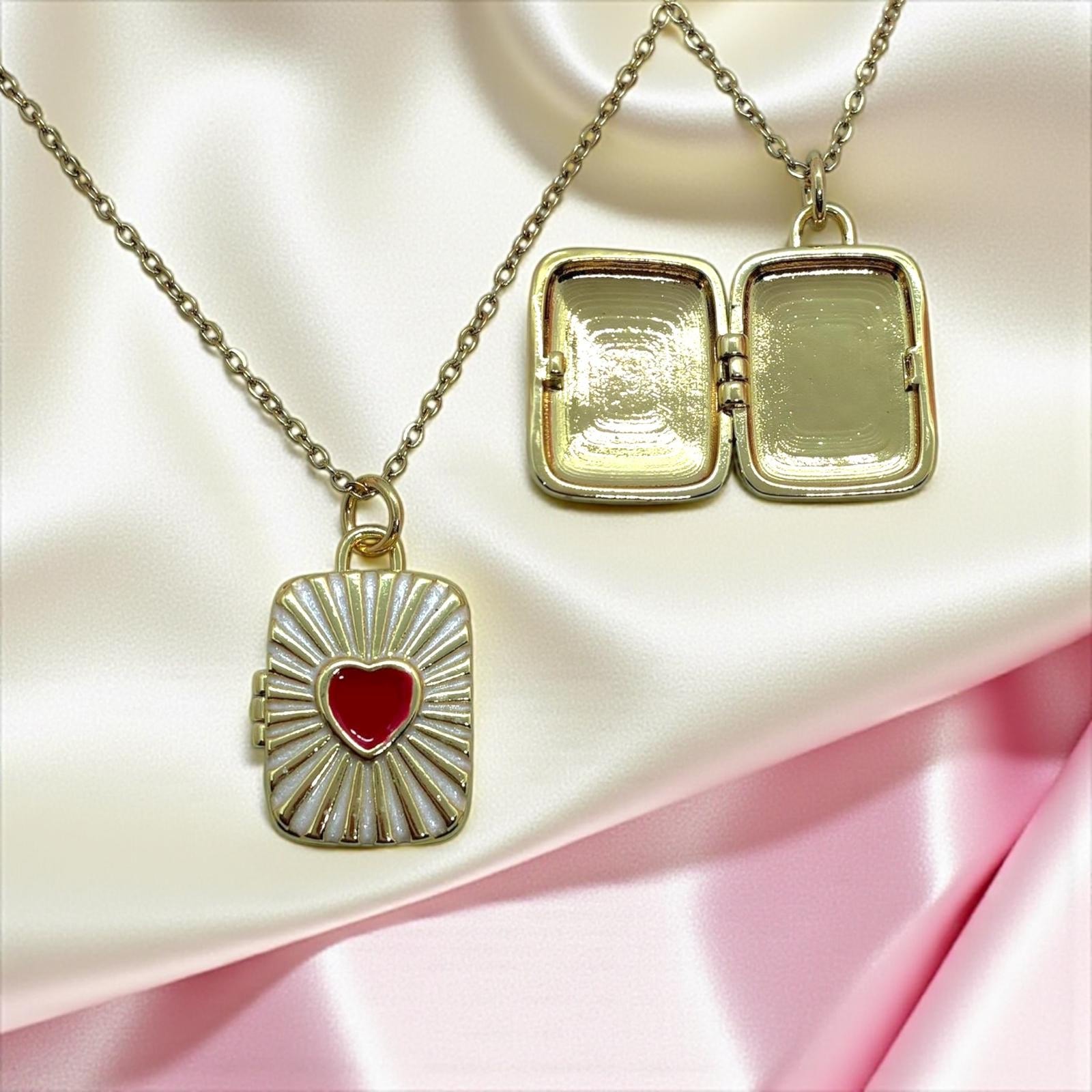 Çelik | Love Open Locket Kolye