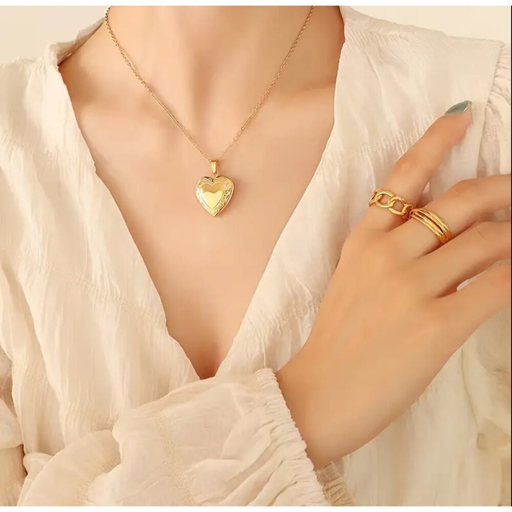 Çelik | Open Locket Kolye