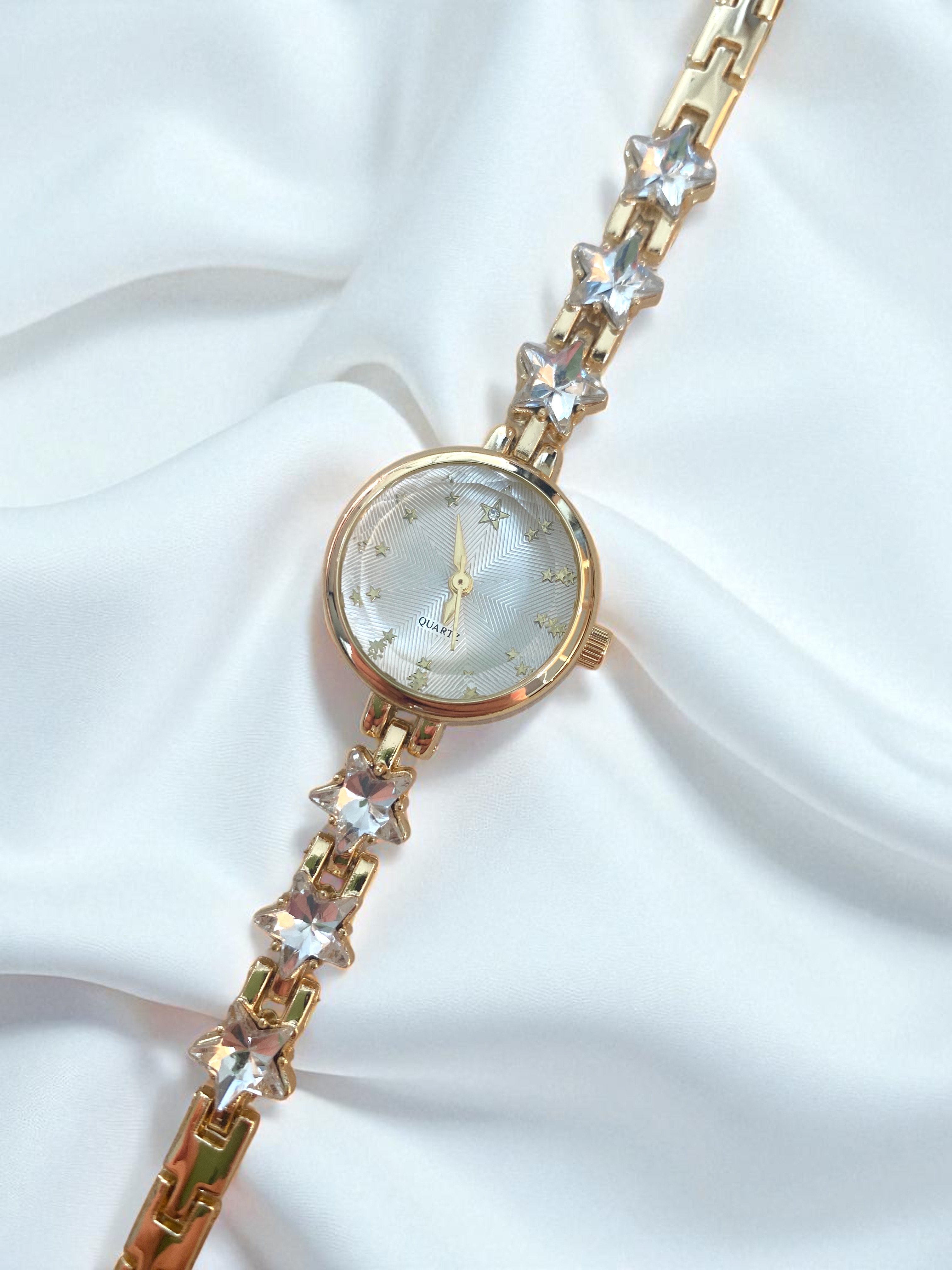 Gold-White Stargirl Saat
