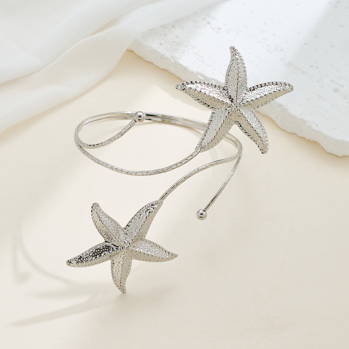 Silver Deniz Yıldızı Armcuff | Üst Kol Kelepçesi