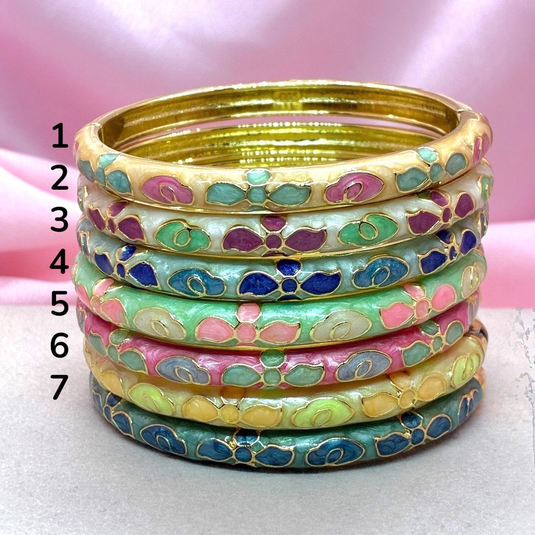 Cloisonne Mineli Bilezik