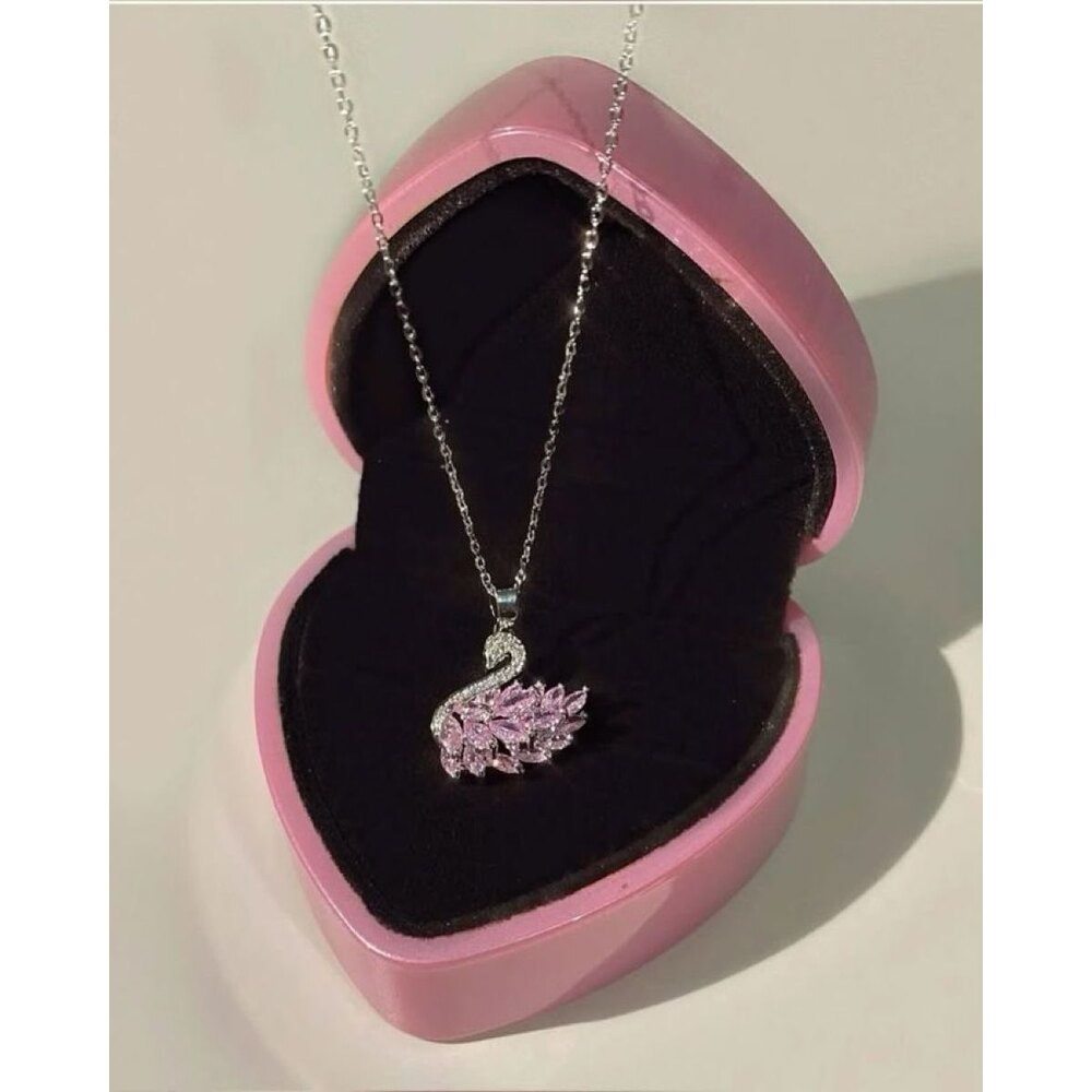 Çelik | Pink Swan Kolye