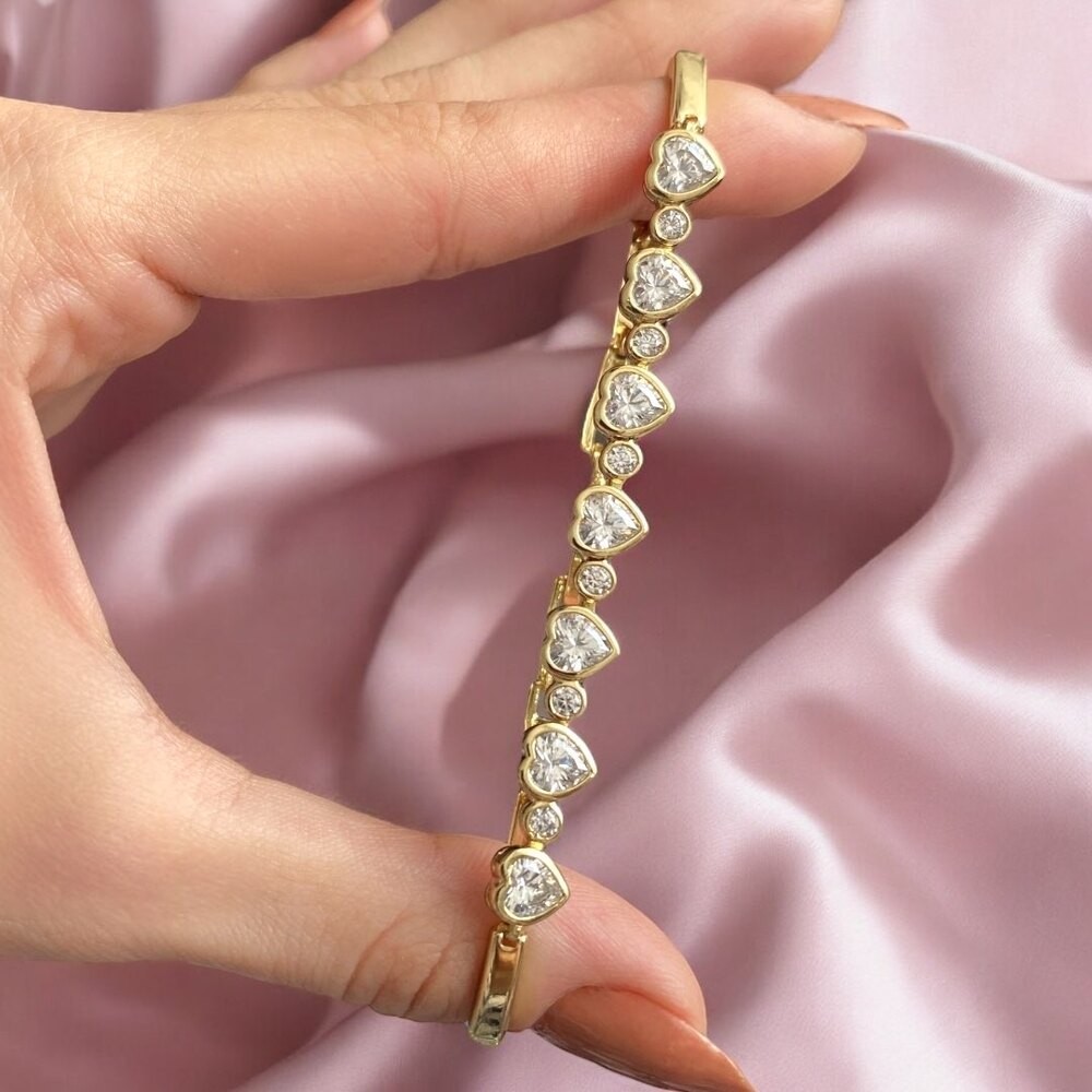 Xuping | Gold Heart Bileklik