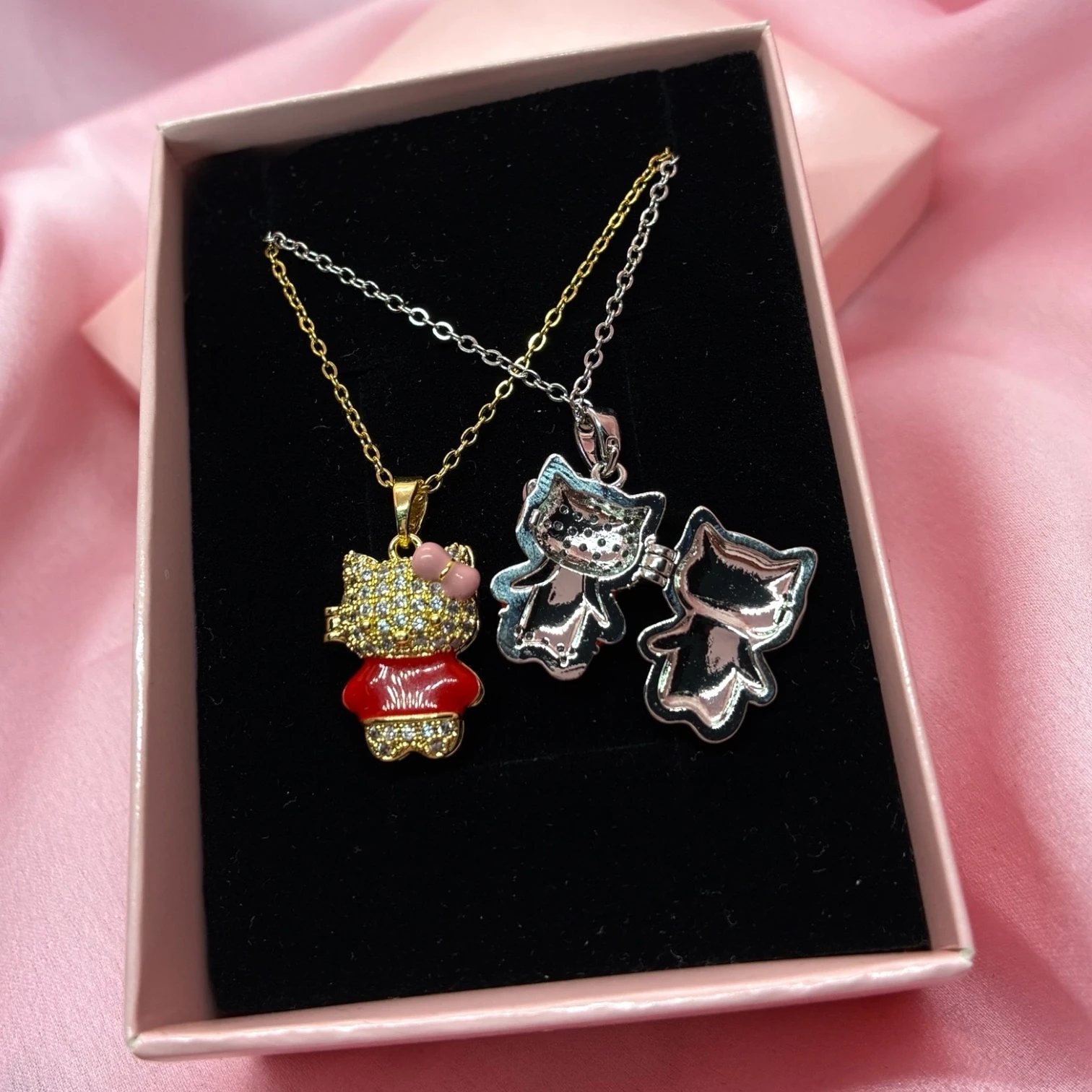 Çelik | Hello Kitty Open Locket Kolye