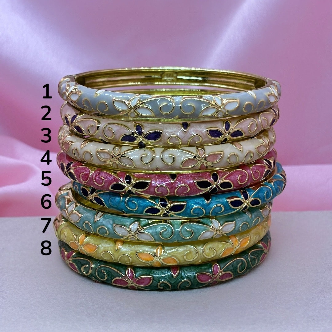 Cloisonne Mineli Bilezik