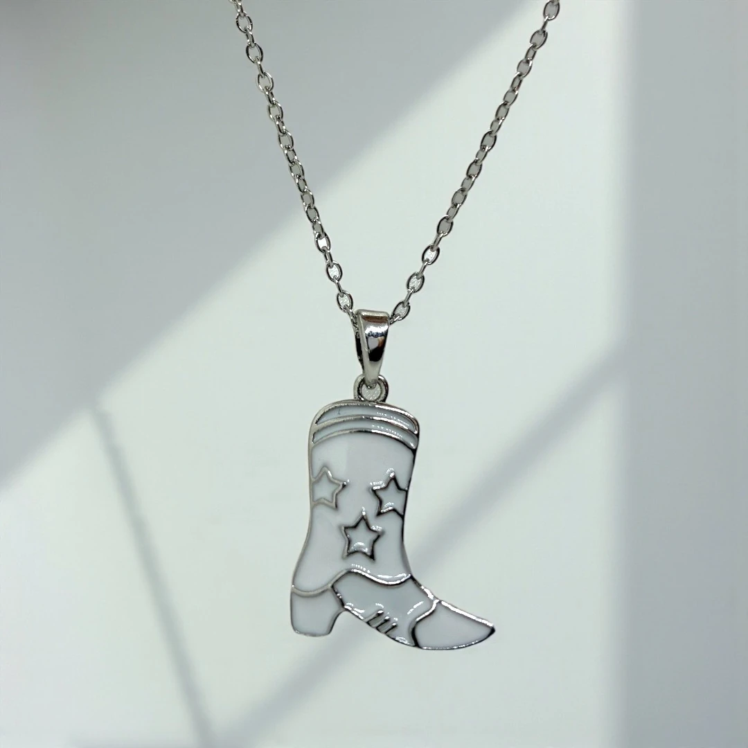 Çelik | Kovboy Çizme Kolye