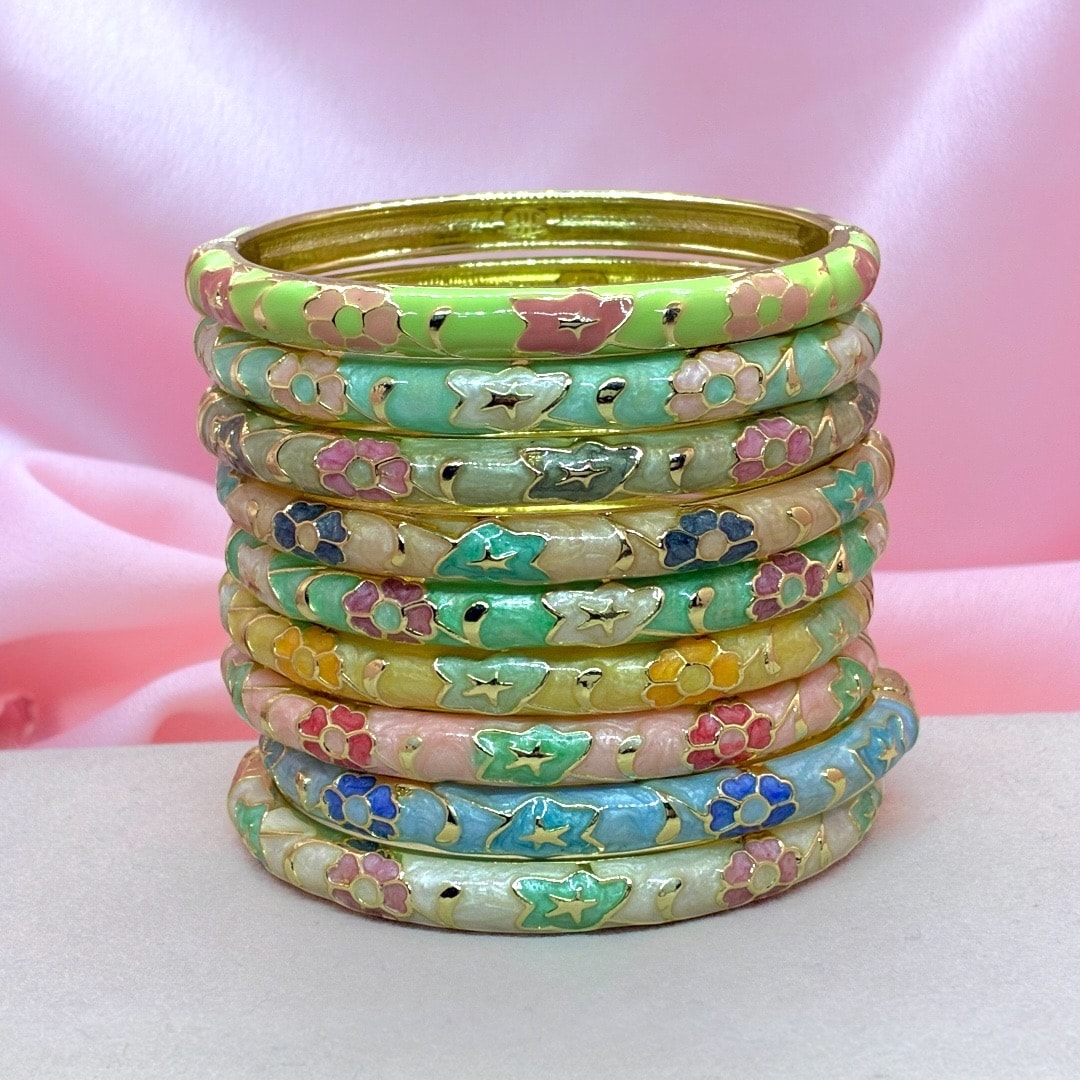 Cloisonne Mineli Bilezik