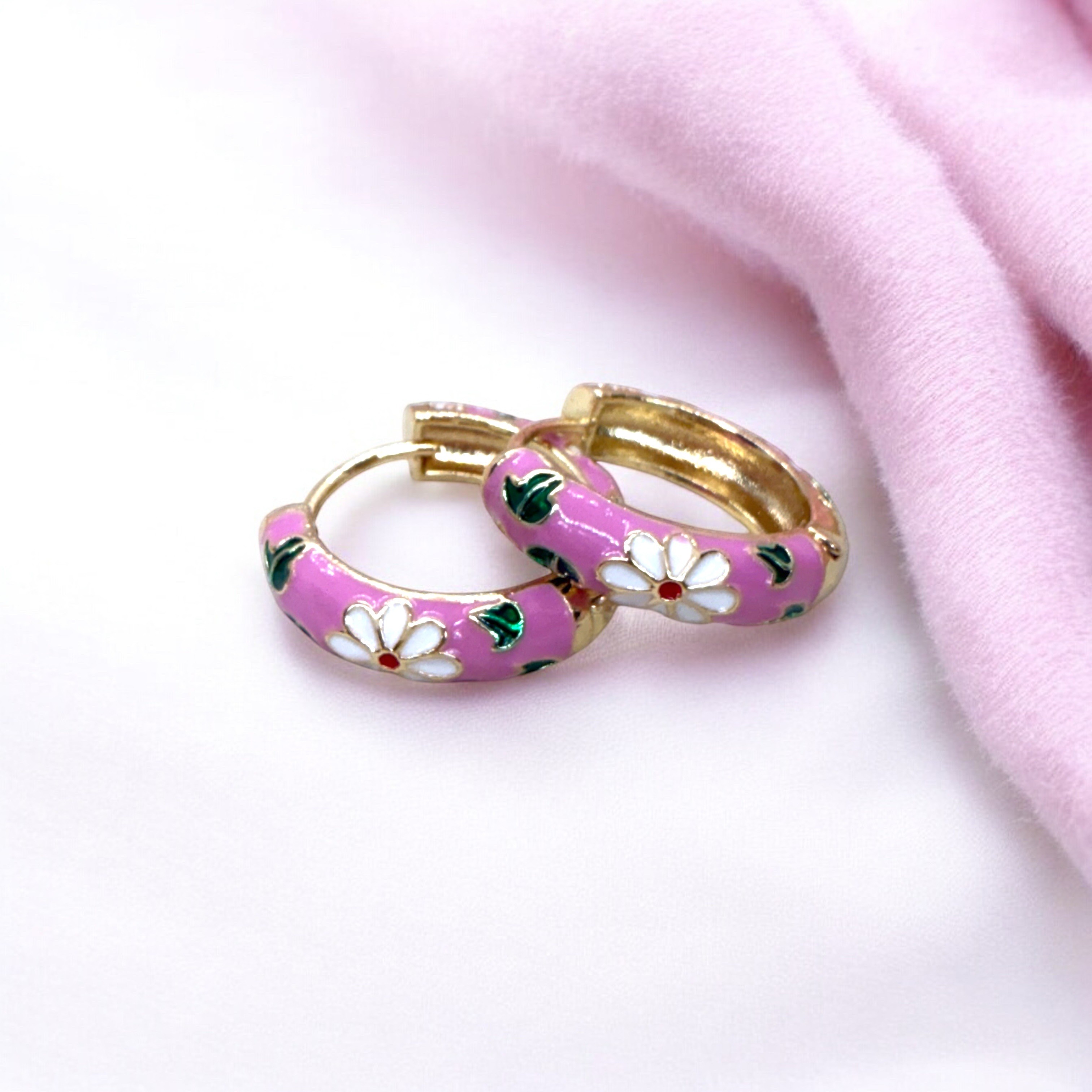 Cloisonne Mineli Küpe