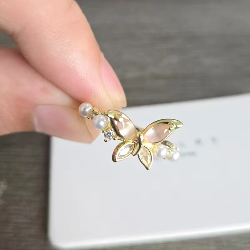 Pearl Butterfly Yüzük