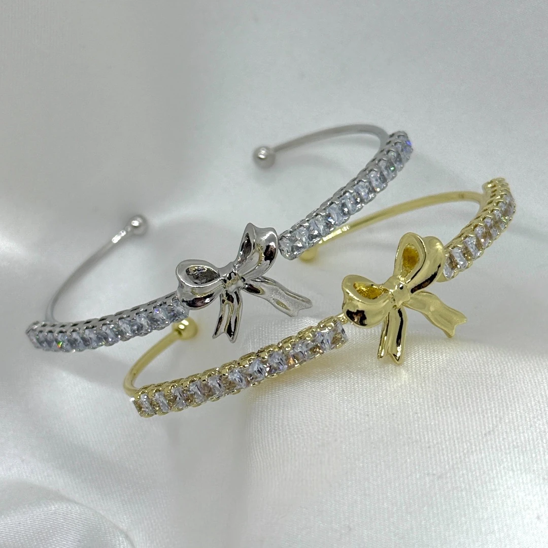 Bow & Sparkle Kelepçe Bileklik