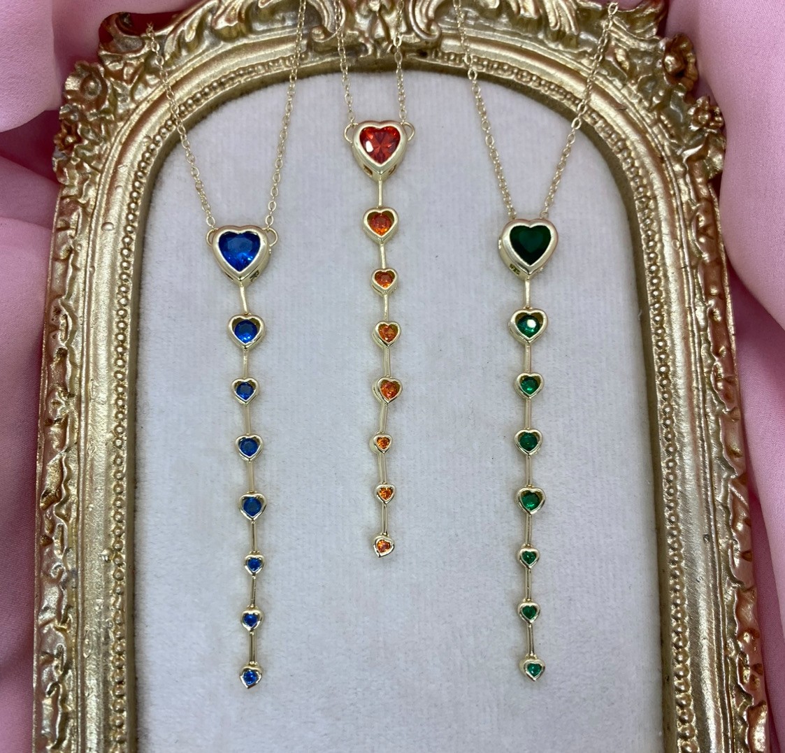 Heart Color Y Kolye