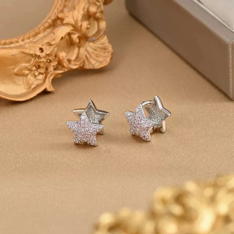 Çelik | Silver Star Küpe