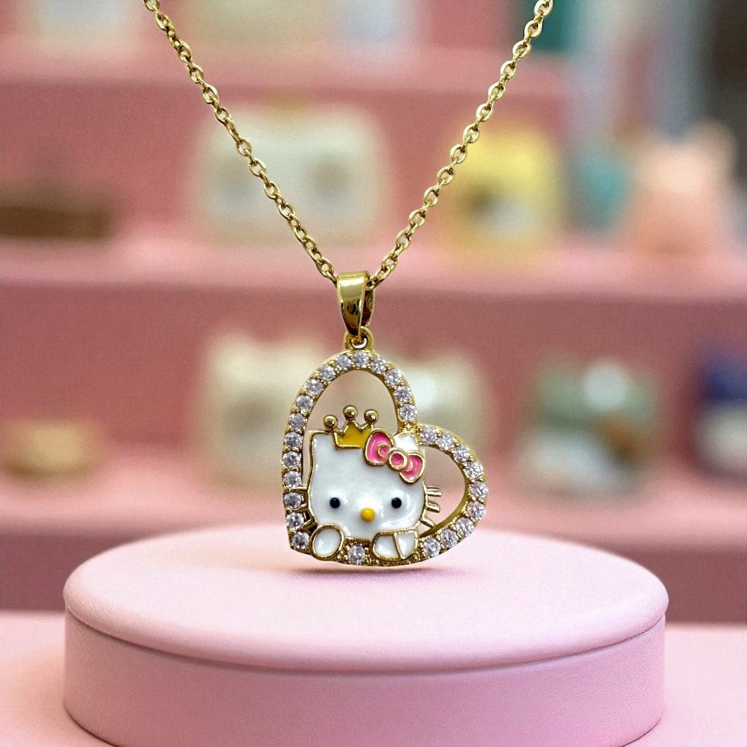 Çelik | Hello Kitty Kolye