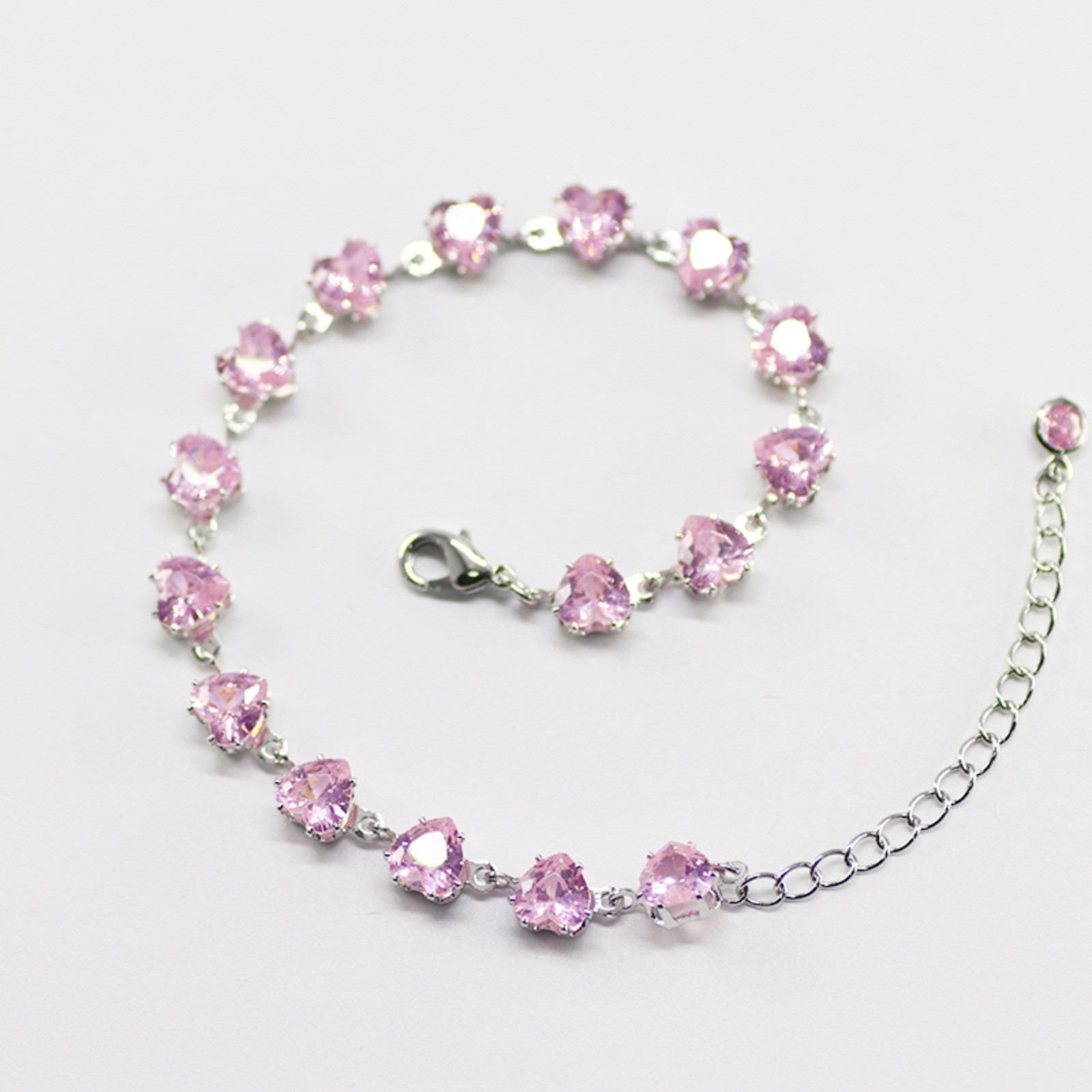 Pink Heart Bileklik