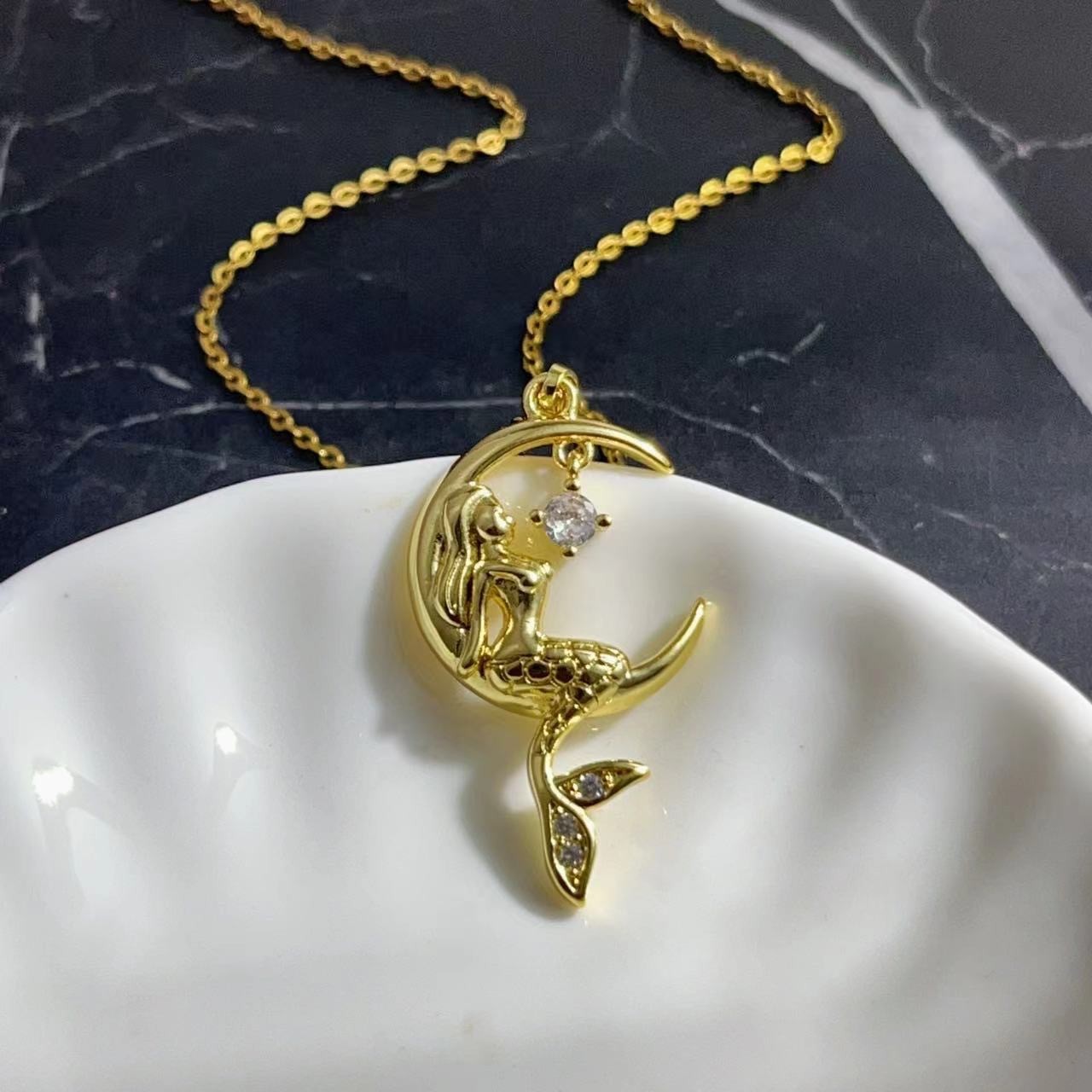 Çelik | Mermaid Kolye