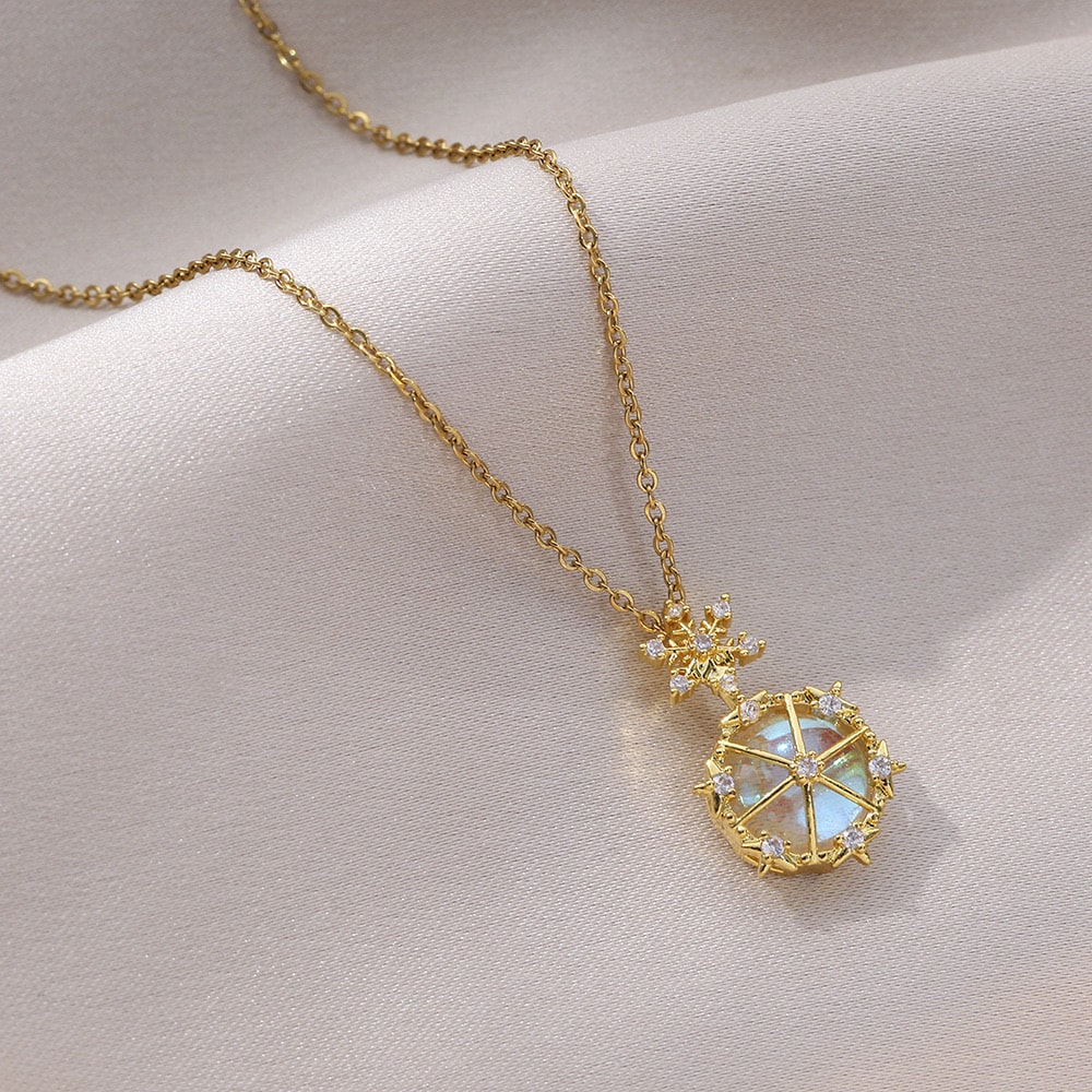 Çelik | Snowflake Kolye