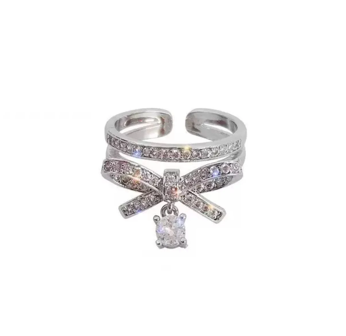 Kurdele Charm Yüzük