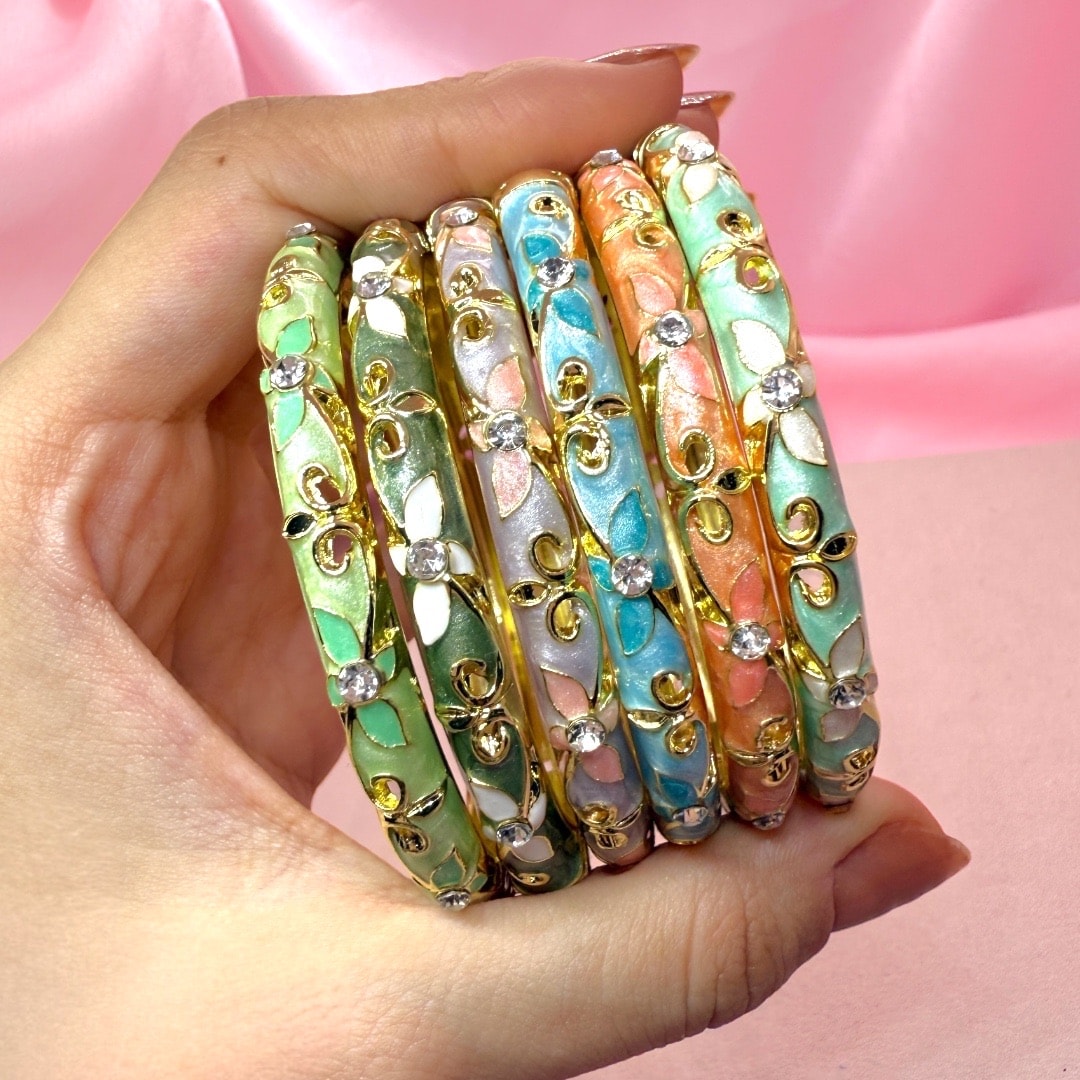 Cloisonne Mineli Bilezik