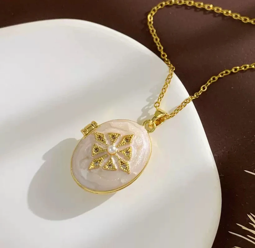 Çelik | Açılır Kapanır Open Locket Kolye