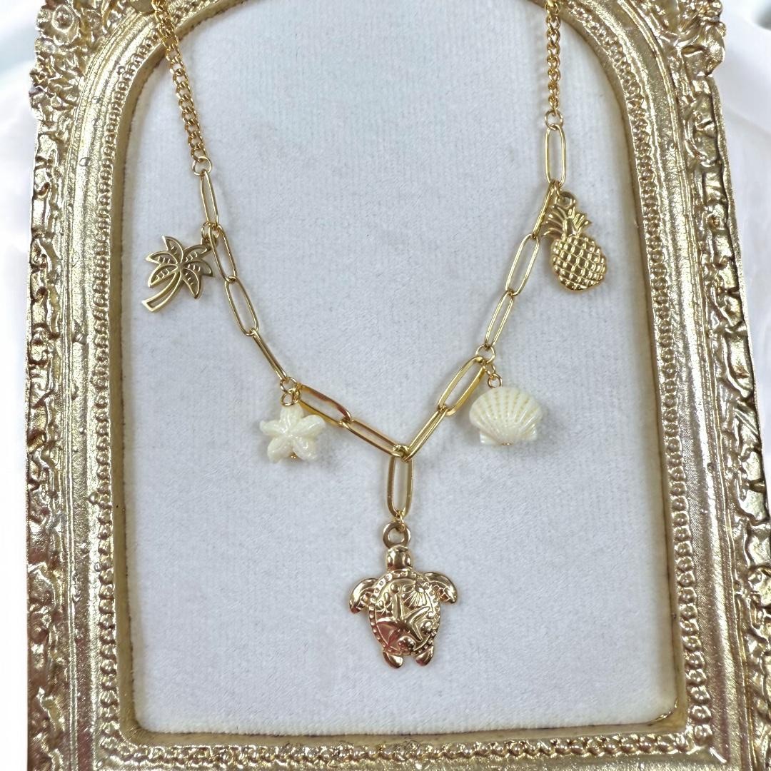Turtle Charm Kolye