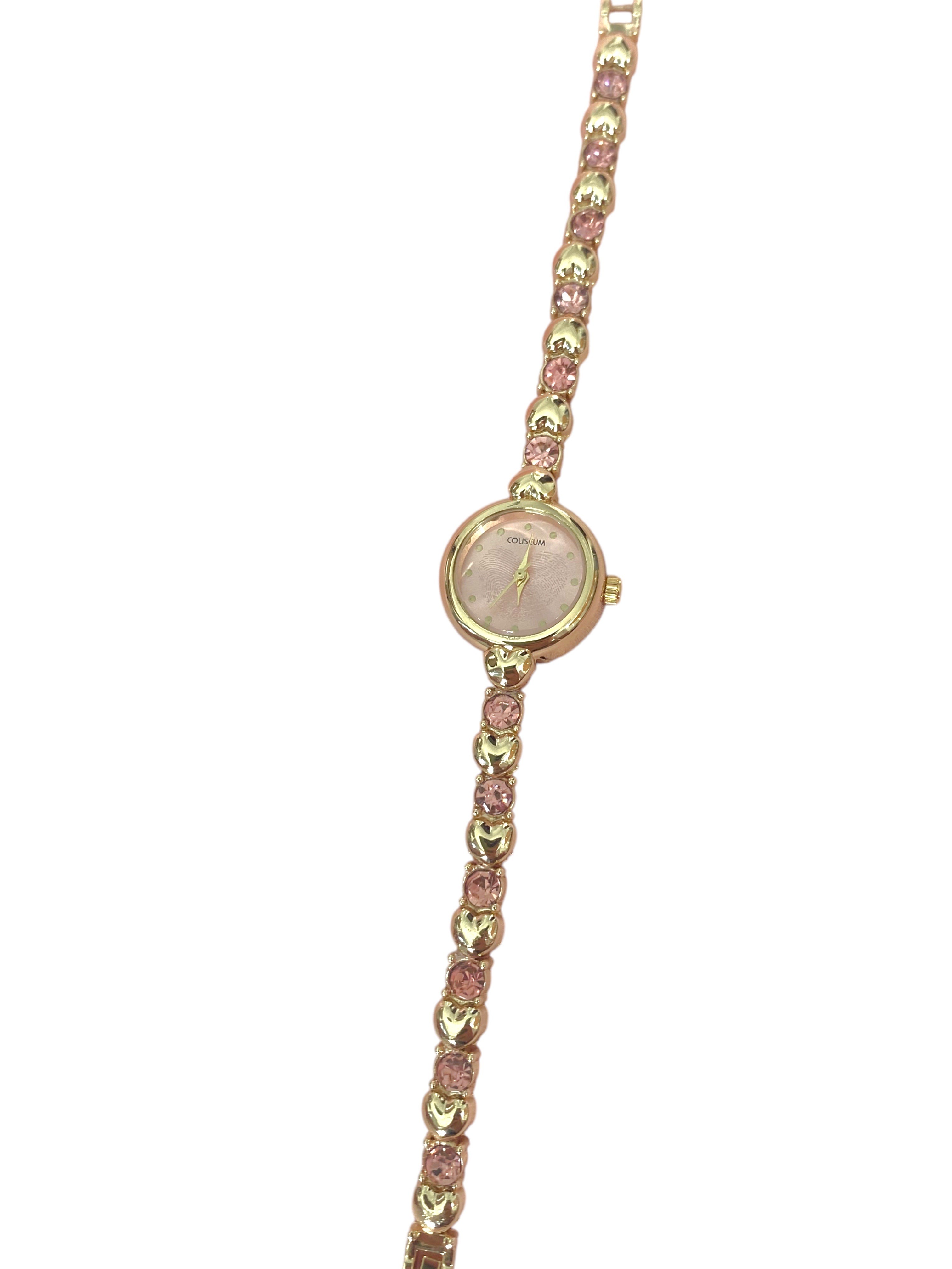 Gold-Pink Amora Shine Saat
