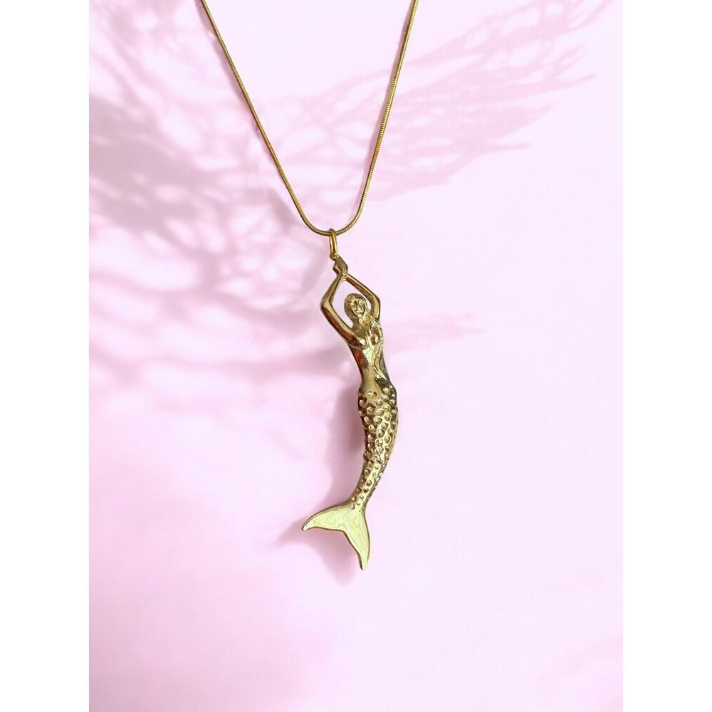 Vintage Mermaid Kolye