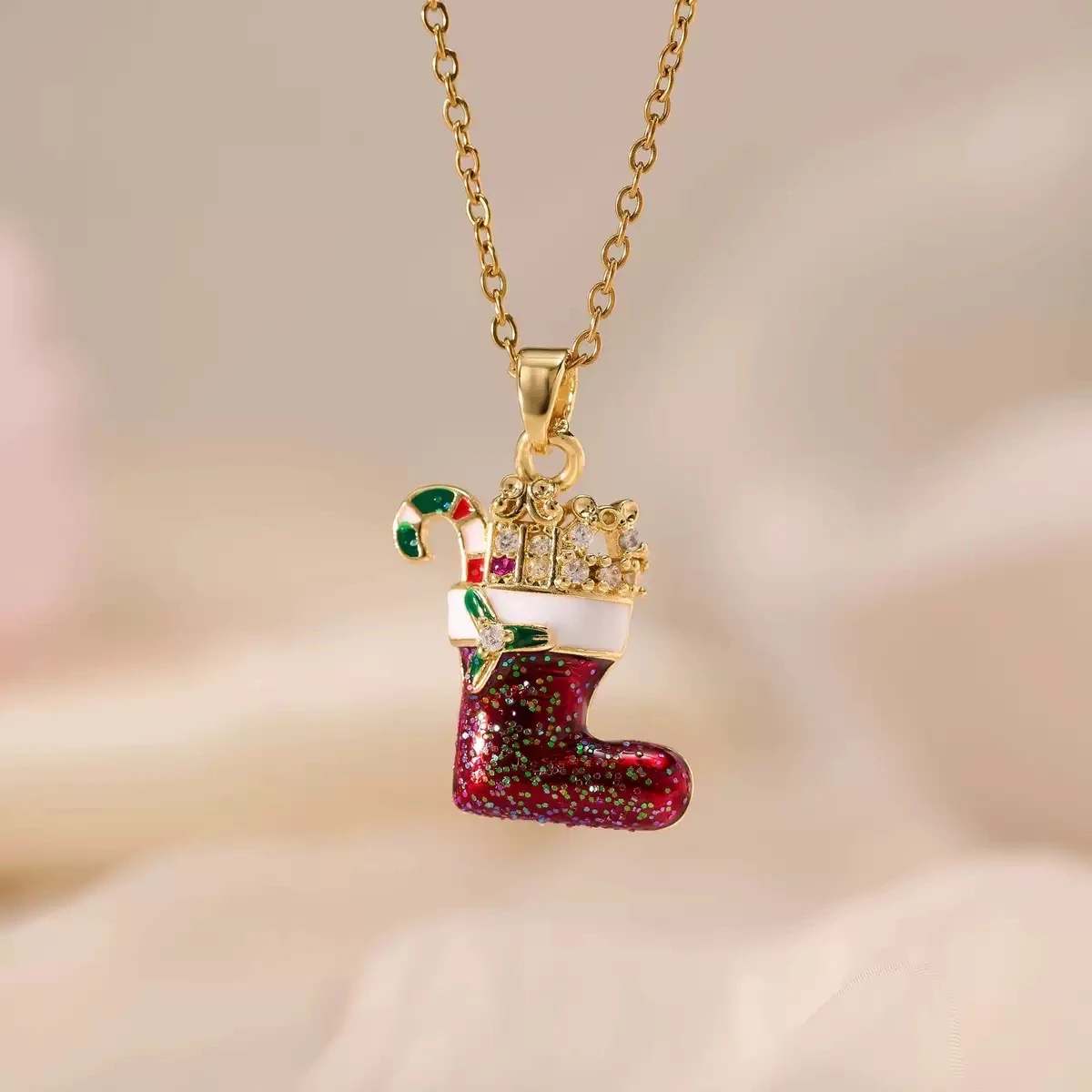 Çelik | Yılbaşı Çorap Kolye