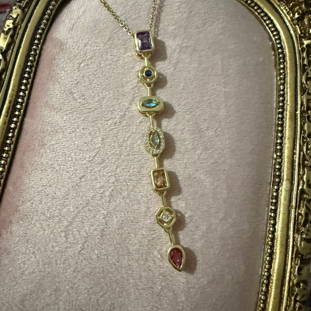 Çelik | Chakra Kolye (Gold)