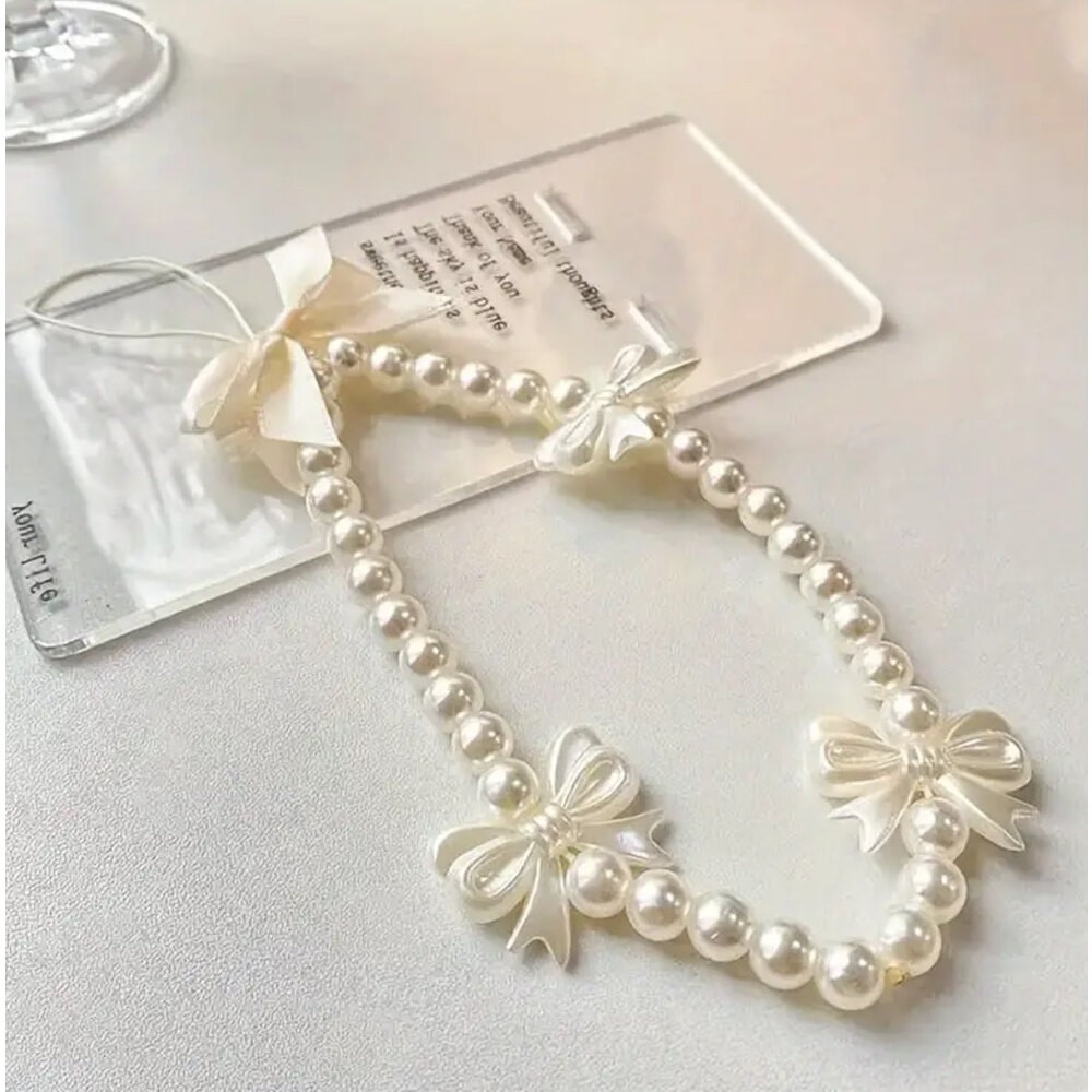 Pearl Ribbon Çanta Charmı
