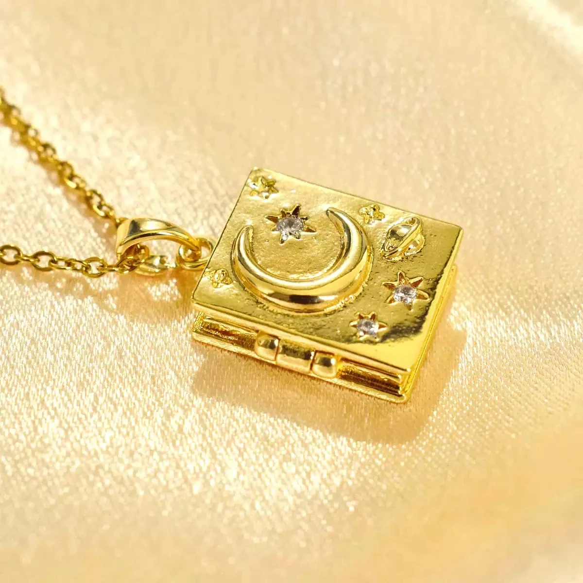 Çelik | Açılır Kapanır Open Locket Kolye