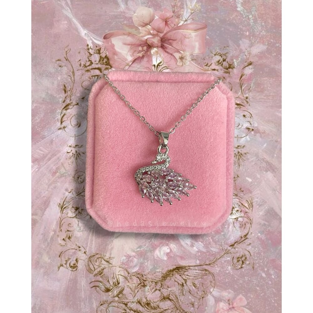Çelik | Pink Swan Kolye