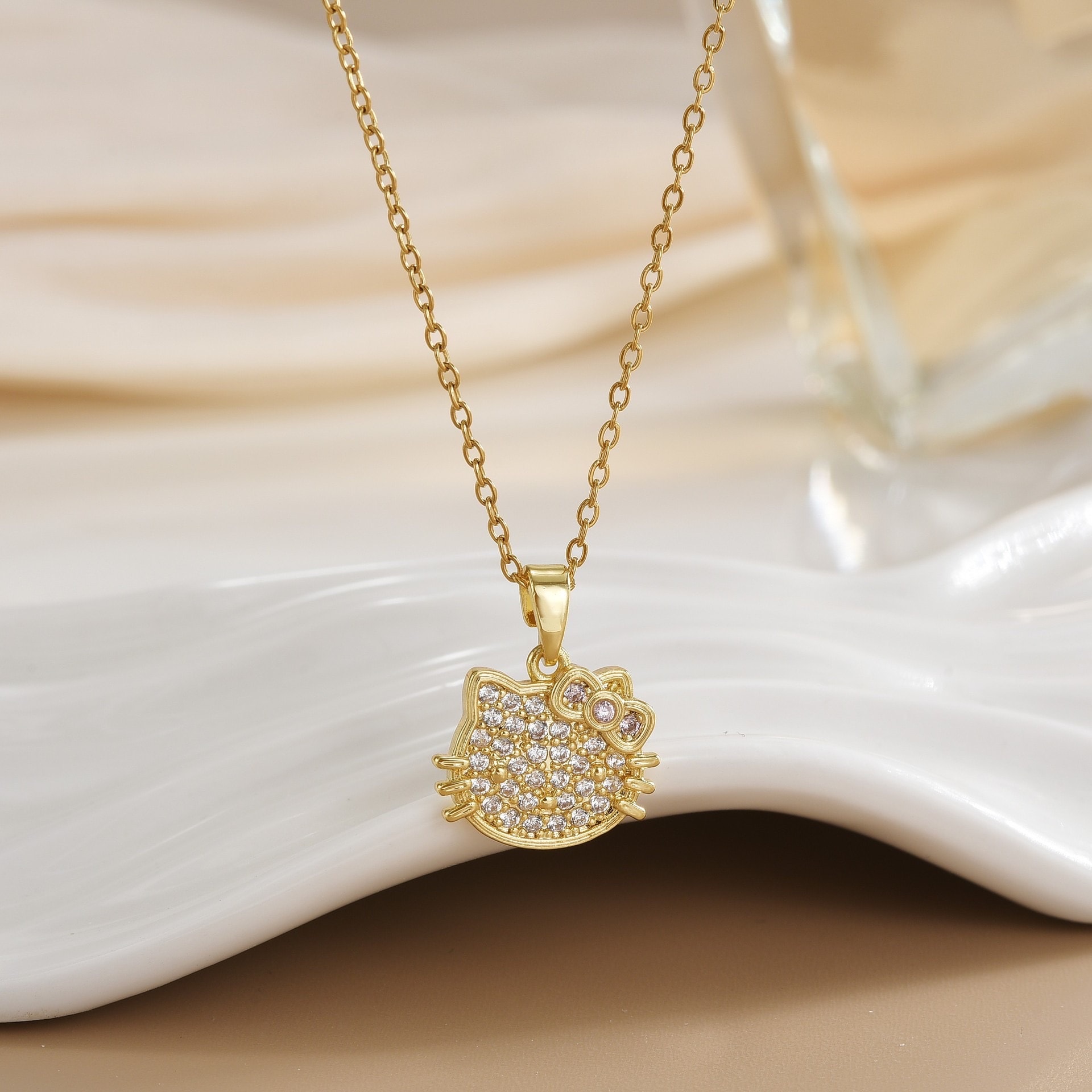 Çelik | Mini Hello Kitty Kolye