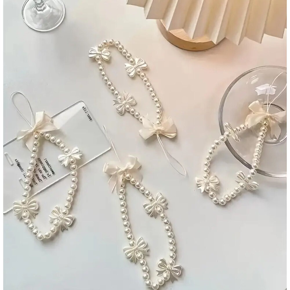 Pearl Ribbon Çanta Charmı