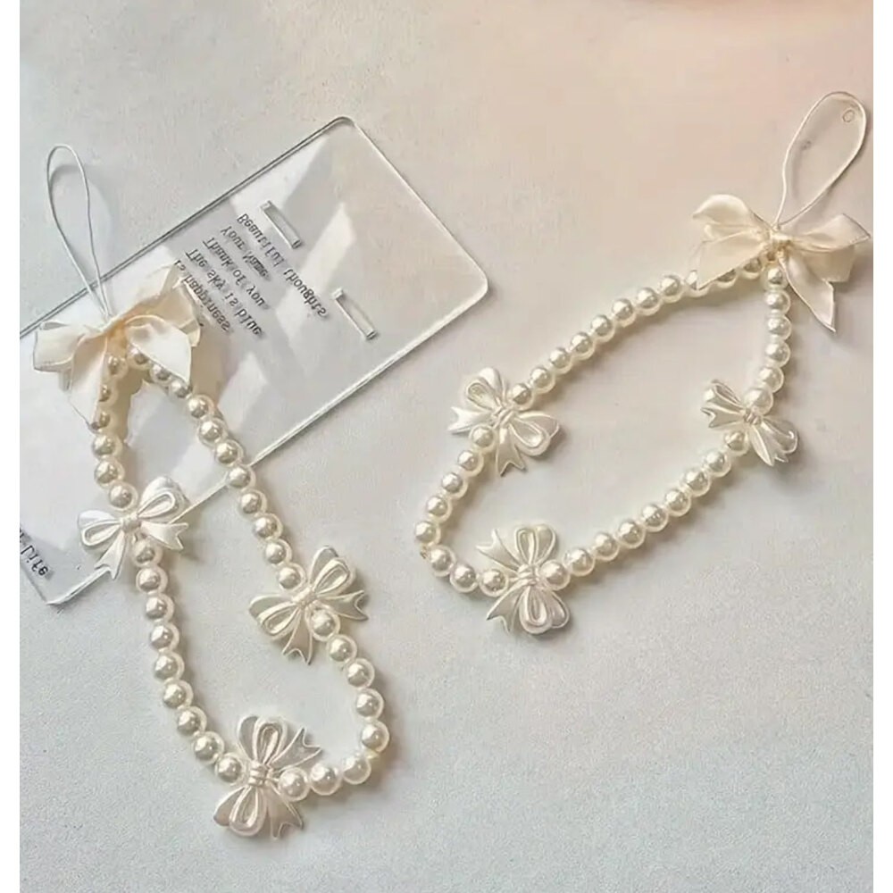 Pearl Ribbon Çanta Charmı