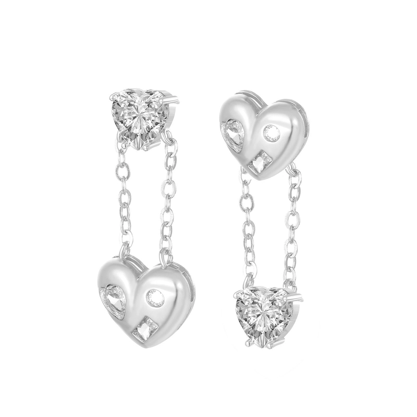 Xuping | Diamond Heart Küpe