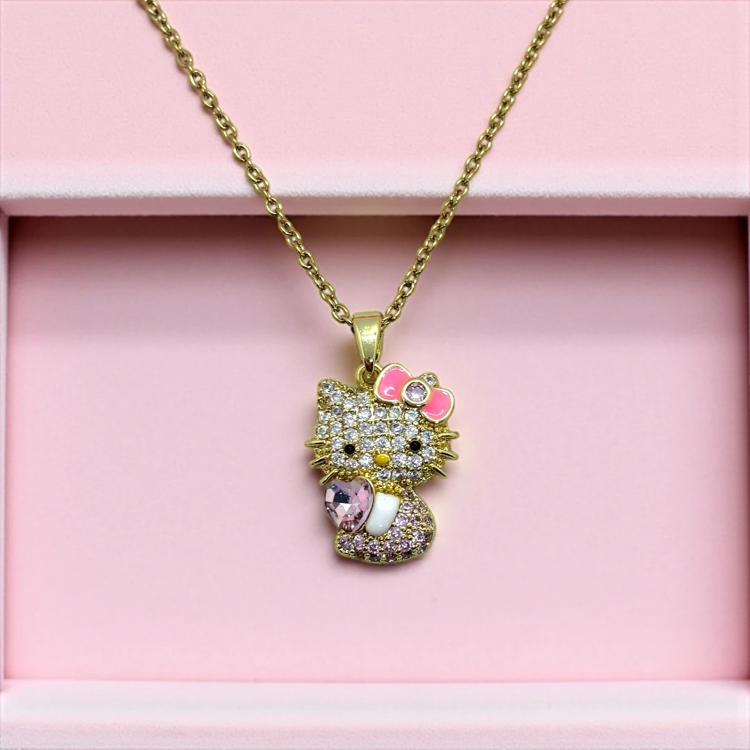 Çelik | Hello Kitty Kolye