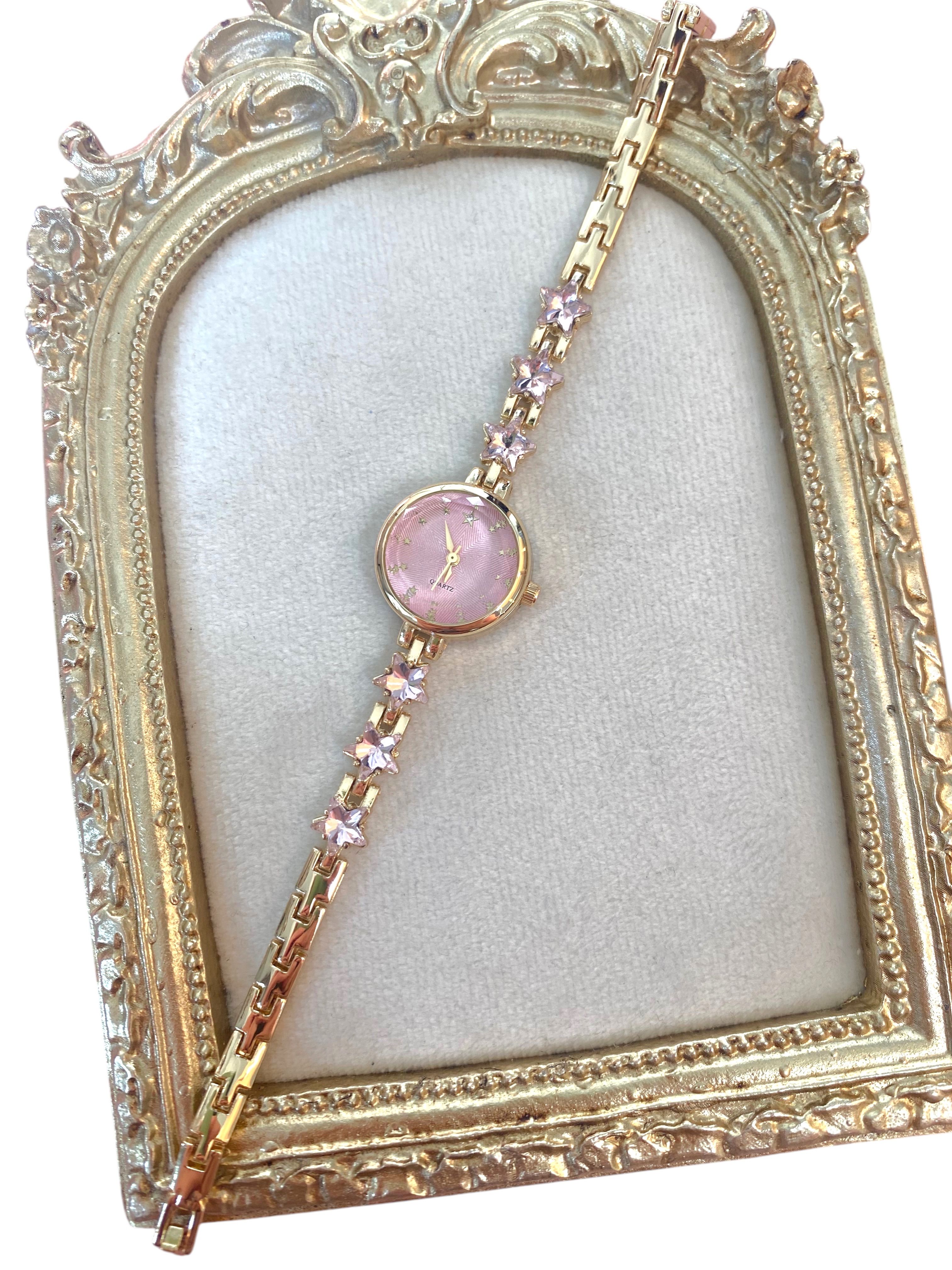 Gold-Pink Stargirl Saat
