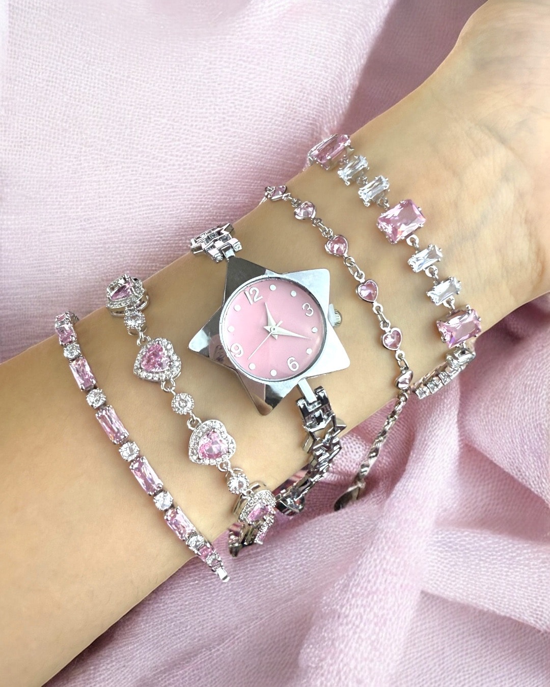 Pink Sparkle Takı Seti