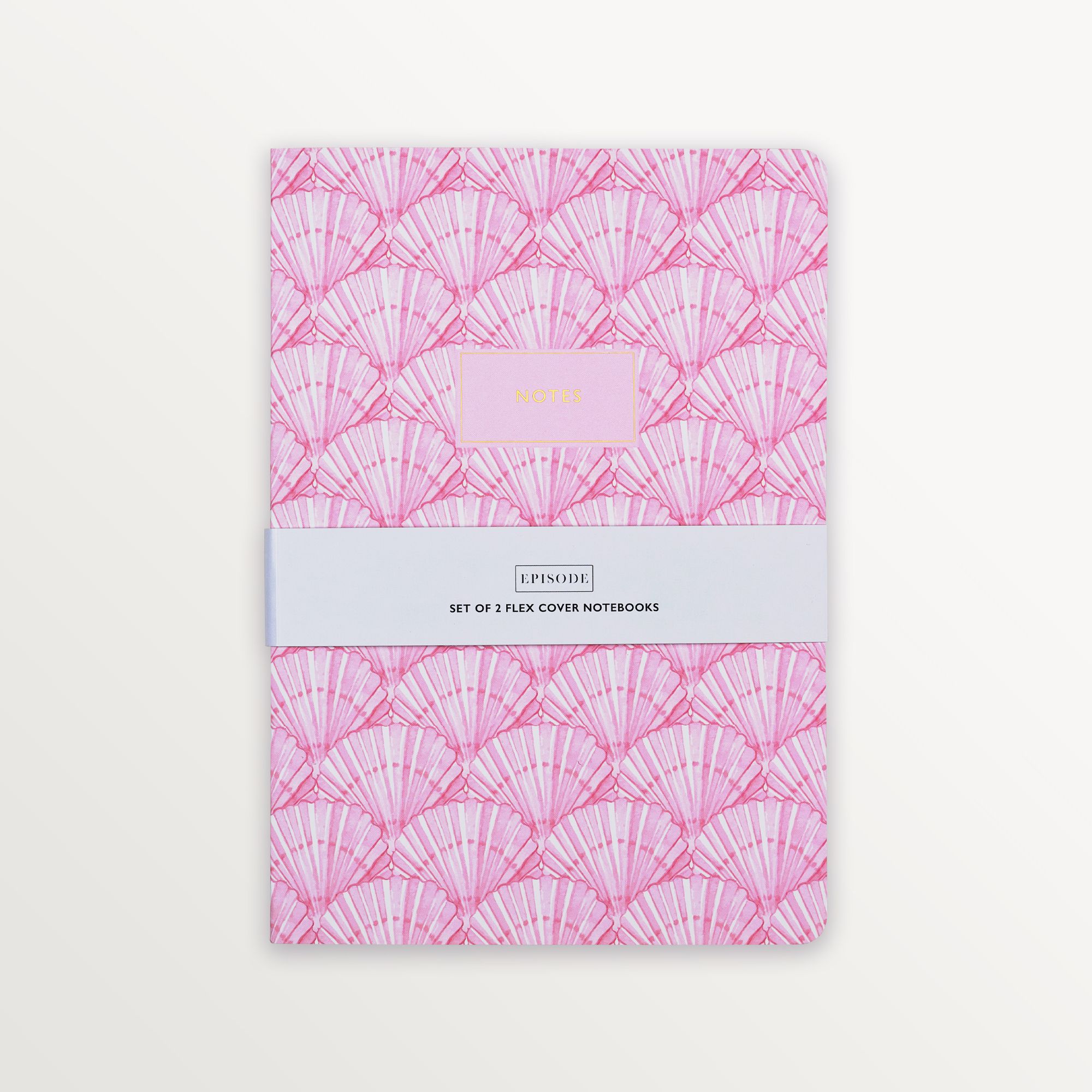 Episode 2'li Terzi Dikiş Set To The Shore B5 48 Yp. Defter - Shells & Stripe