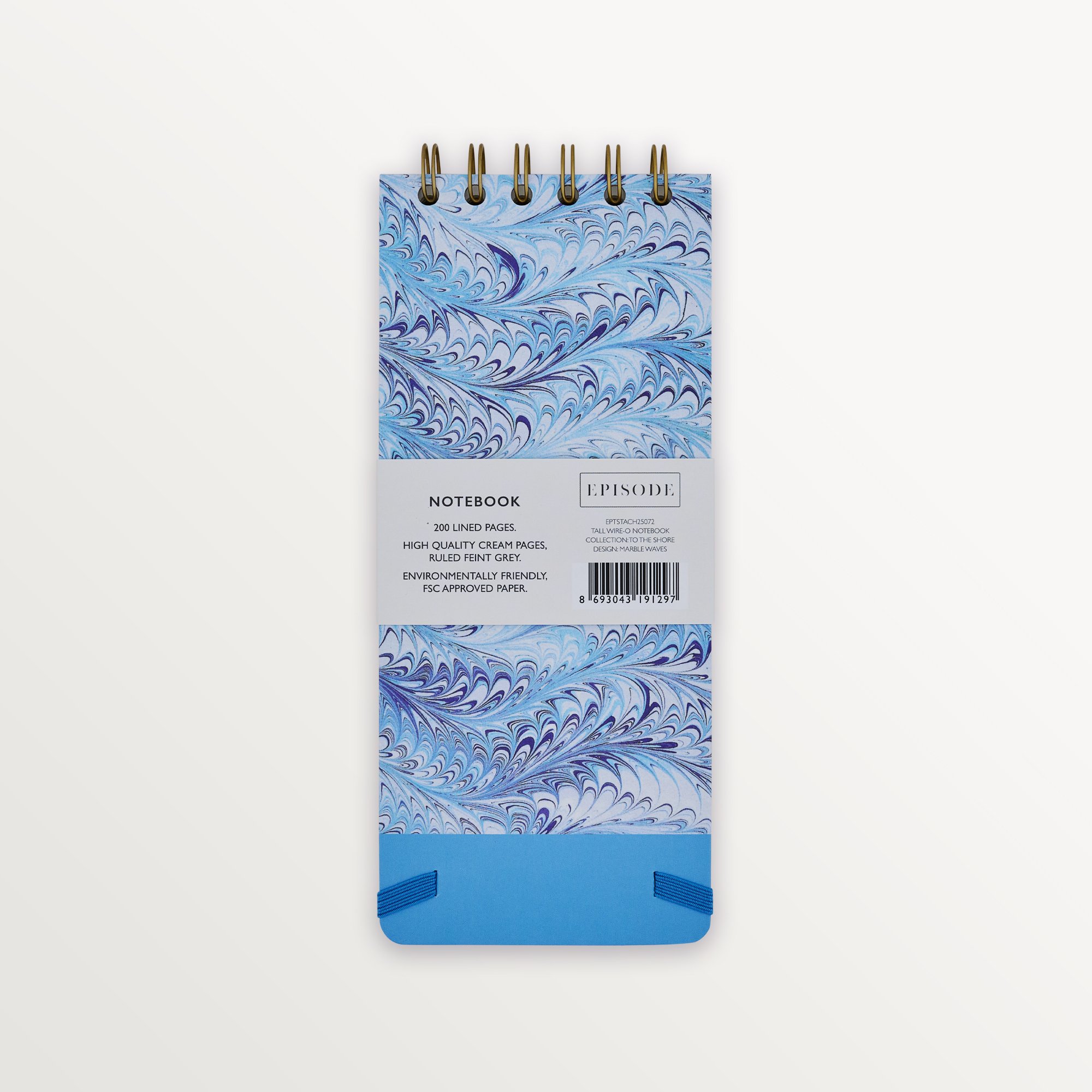 Episode Uzun Spiralli To The Shore 100 Yp. Defter - Marble Waves
