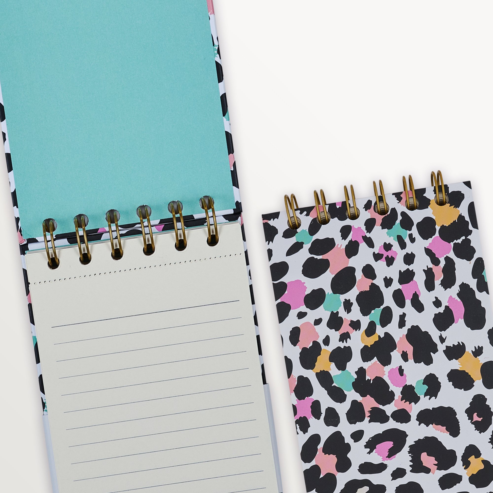 Episode Uzun Spiralli Leopard 100 Yp. Defter - Pastel Mix
